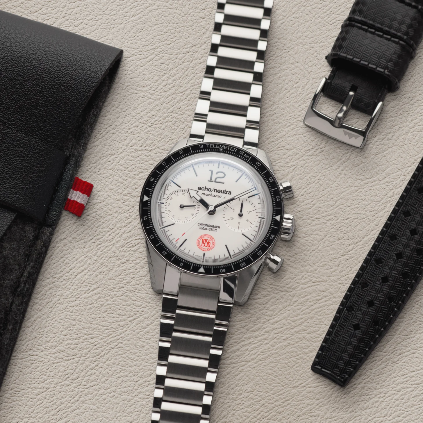 Echo Neutra 1956 | White Chronograph - Image 8