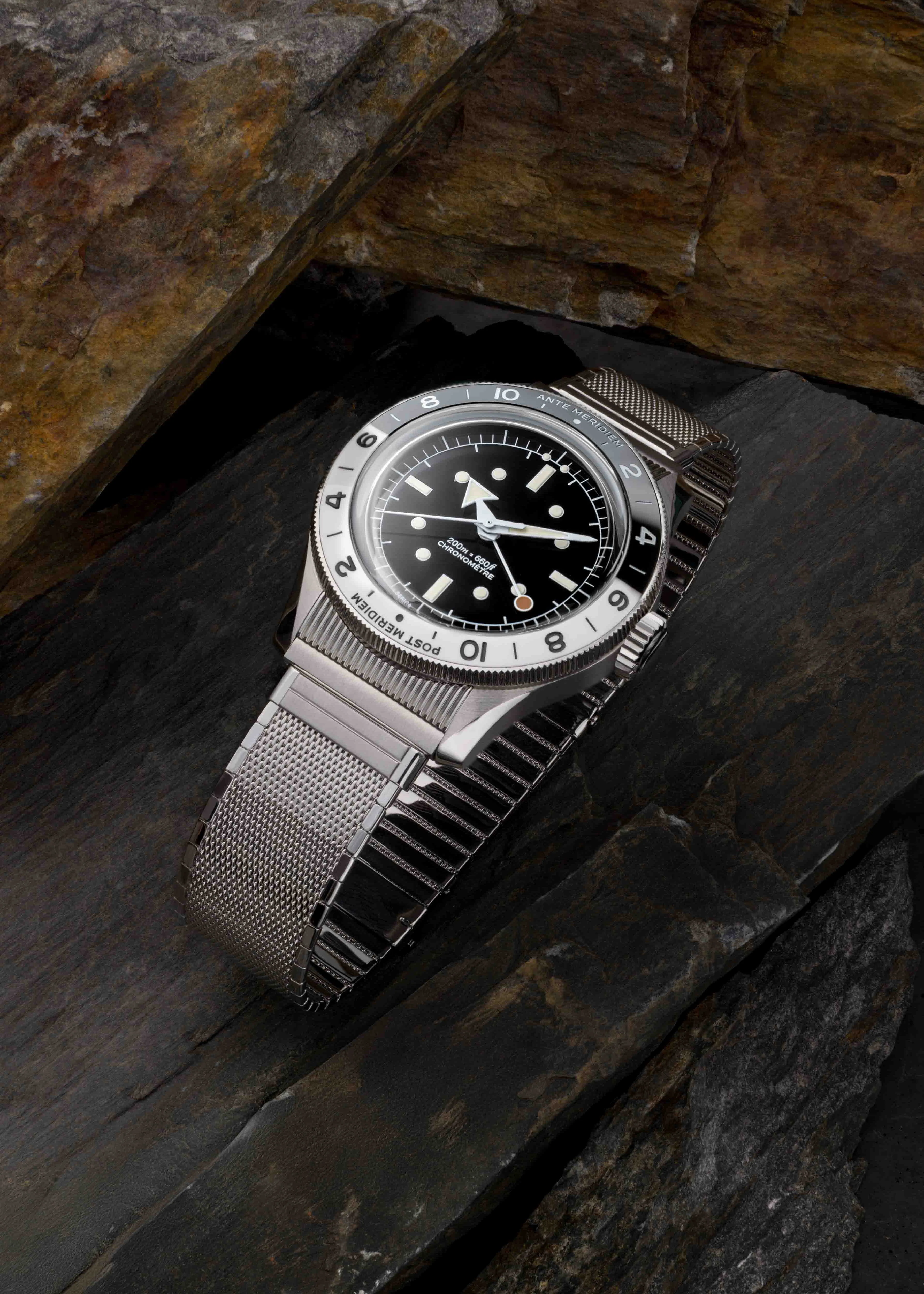 Serica Ref. 8315-1 GMT Travel Chronometer Enamel Black - Image 5