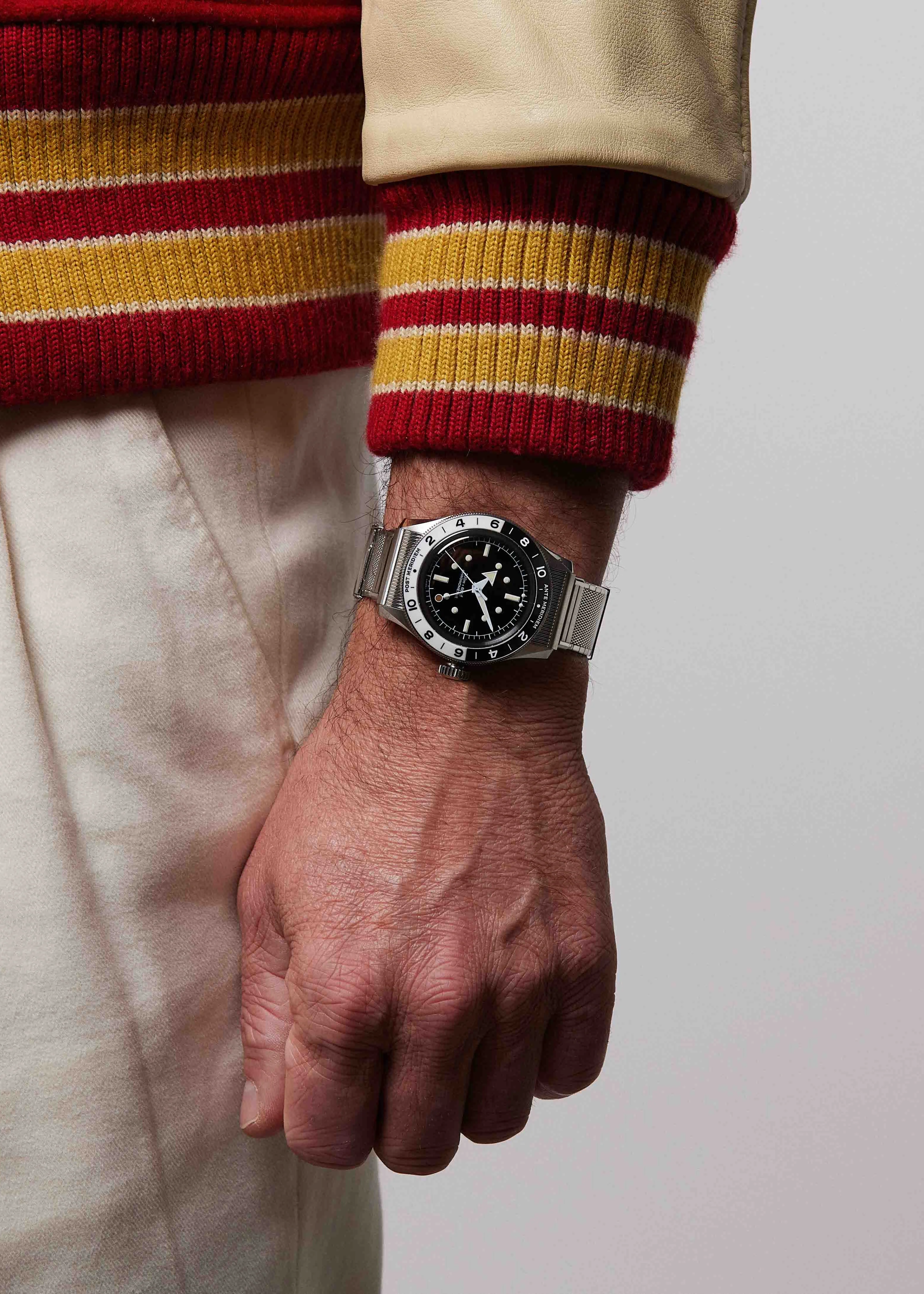 Serica Ref. 8315-1 GMT Travel Chronometer Enamel Black - Image 6