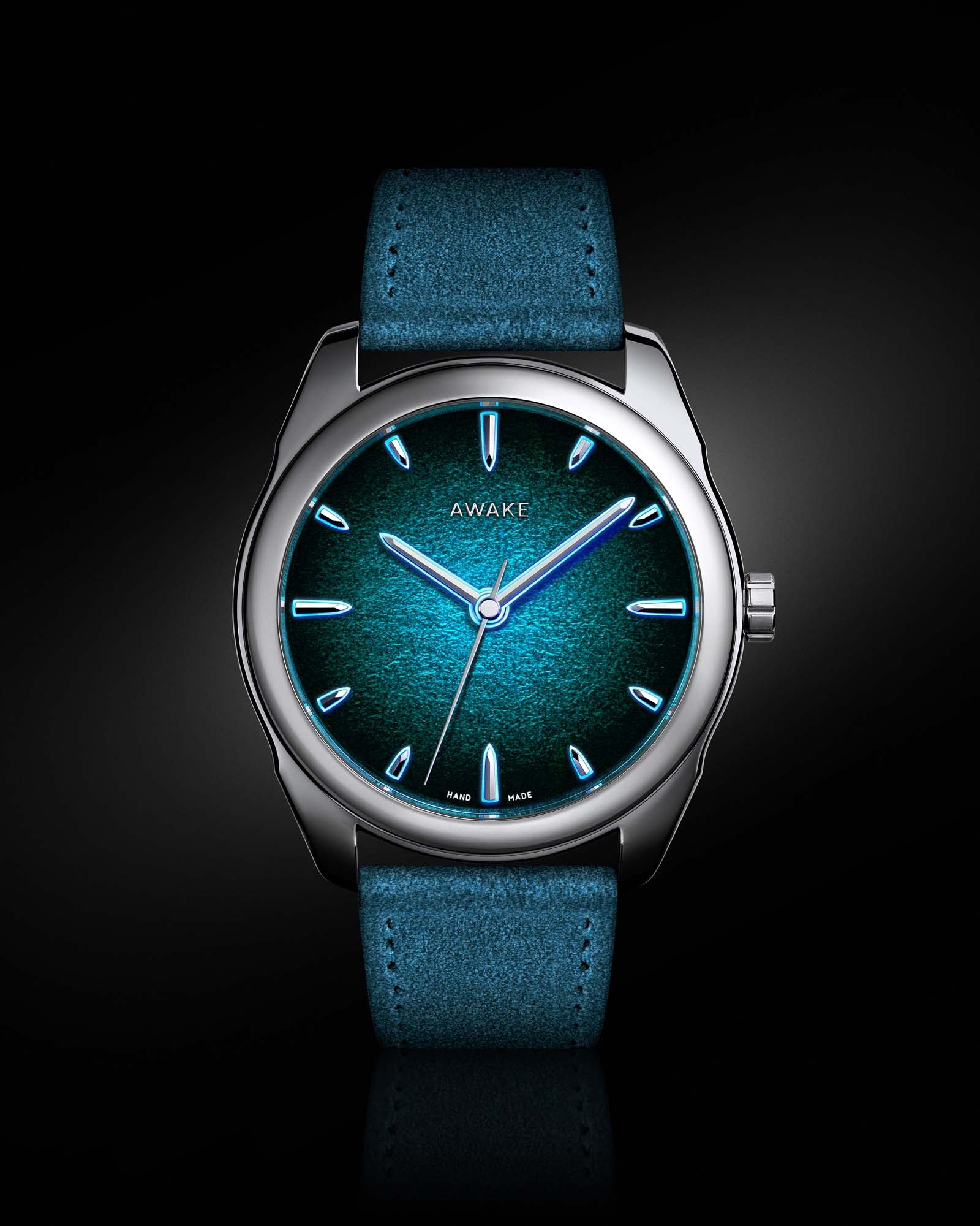 AWAKE Sơn Mài - Silver Leaf « Atlantis Blue » - Image 3