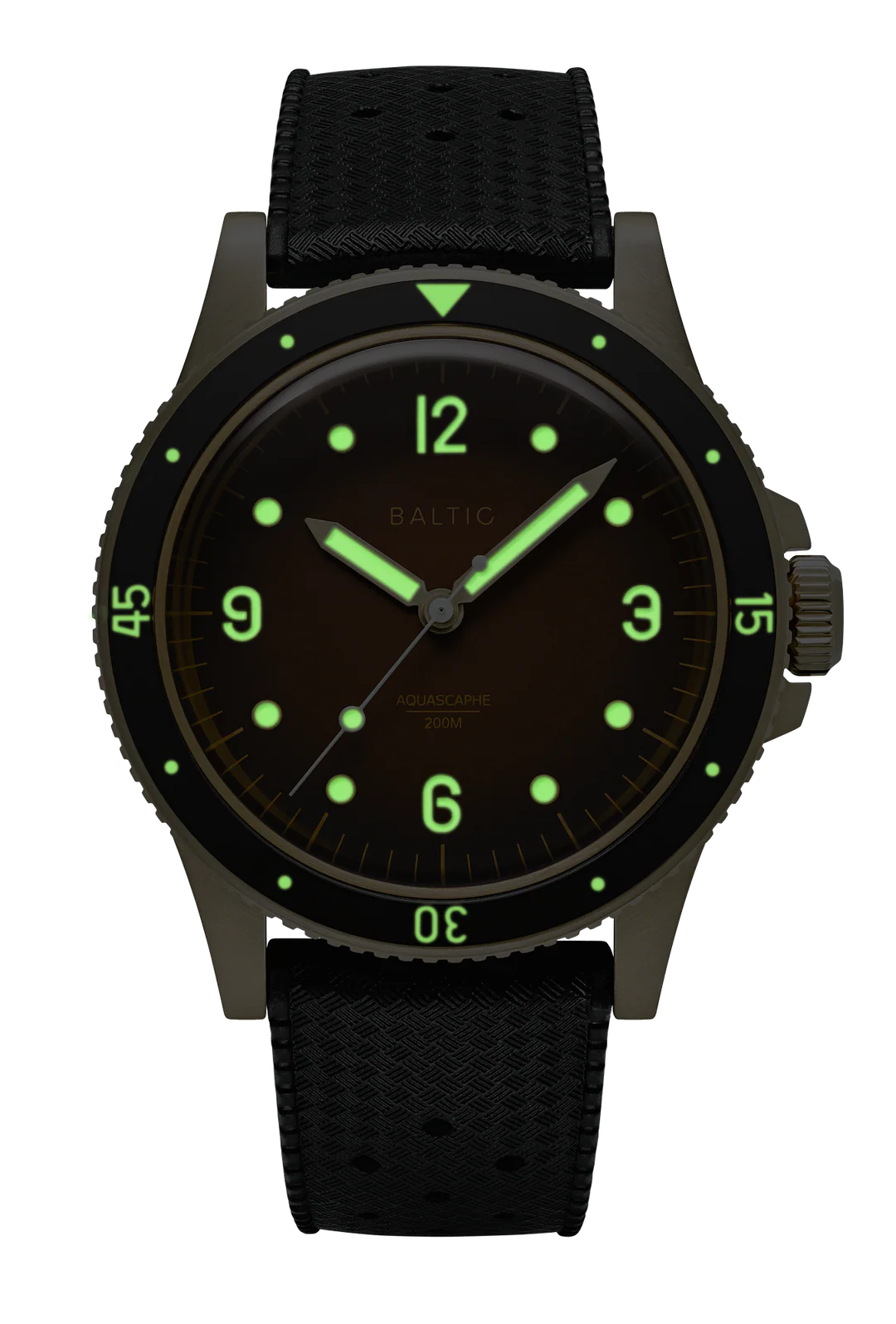 Baltic Aquascaphe Bronze Brown - Black Tropic Strap - Image 5