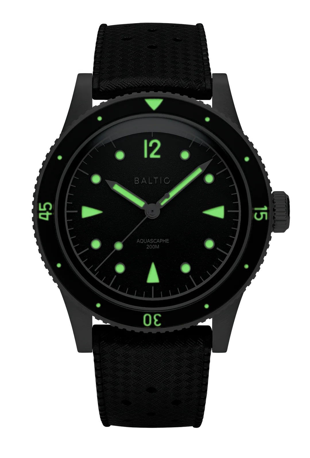 Baltic Aquascaphe Classic Black Cream - Black Tropic Strap - Image 3