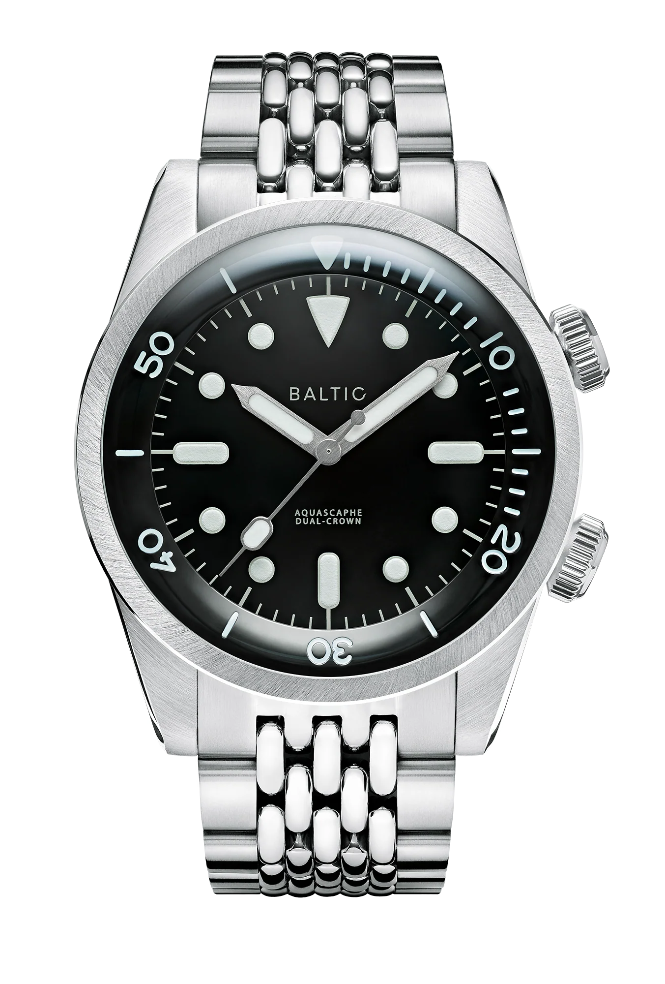 Baltic Aquascaphe Dual Crown Black - Beads of Rice