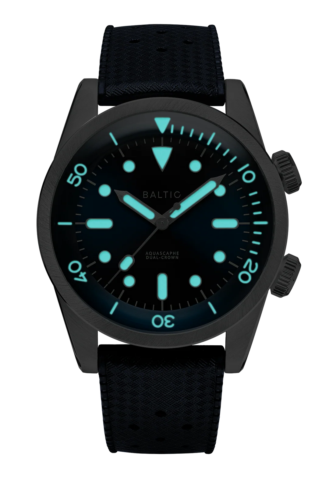 Baltic Aquascaphe Dual Crown Blue - Blue Tropic Strap - Image 4