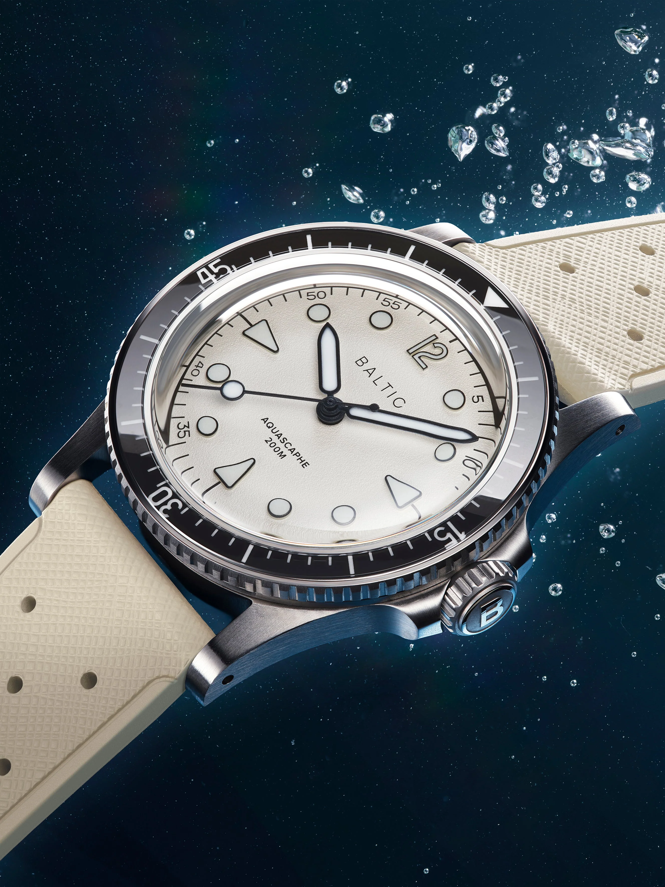 Baltic Aquascaphe MK2 Warm Silver 37mm - Image 6