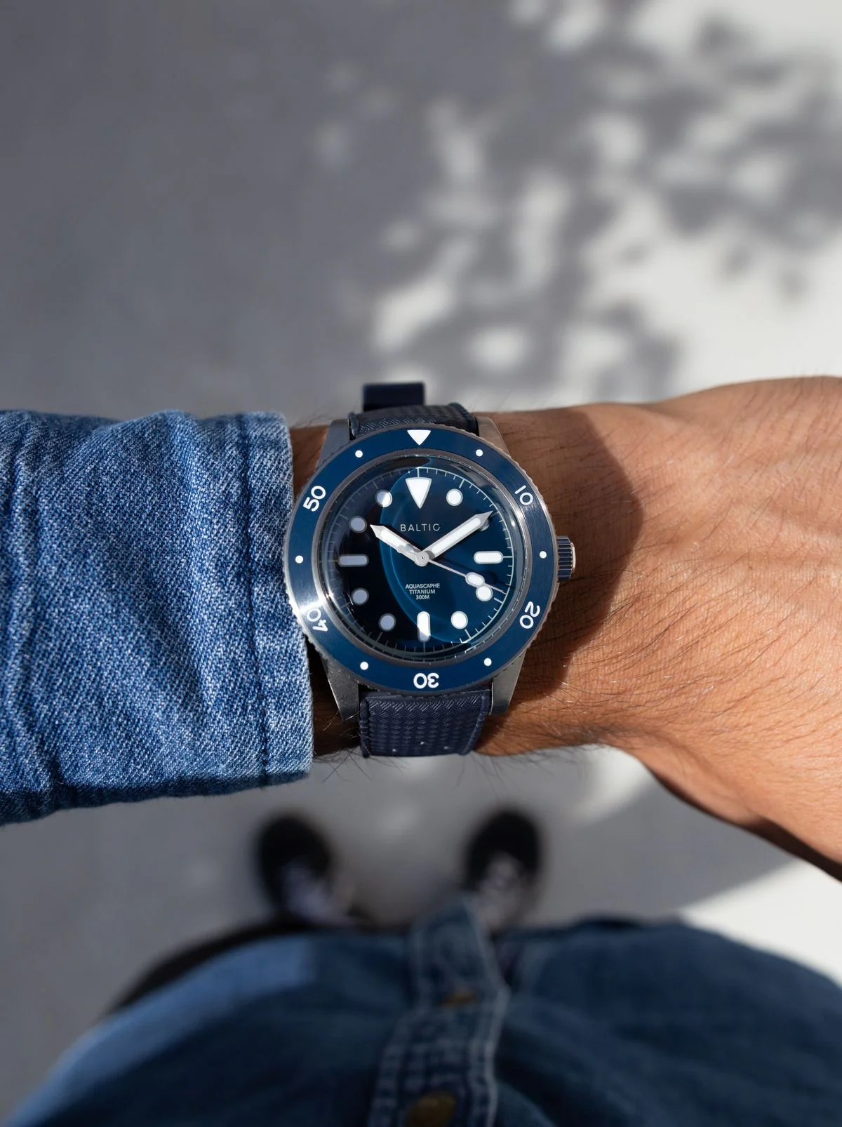 Baltic Aquascaphe Titanium Blue - Blue Tropic Strap - Image 5