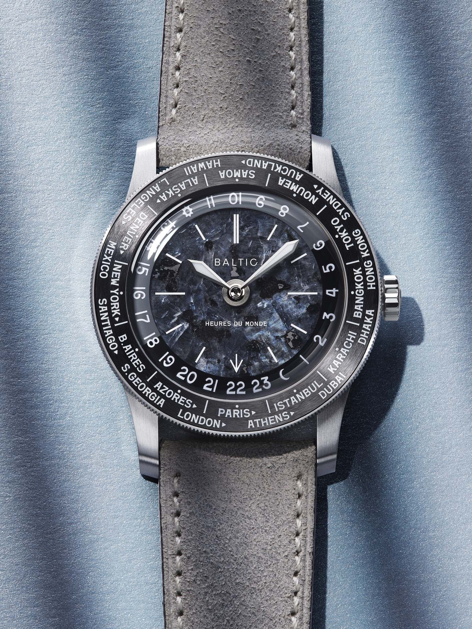 Baltic Heures du Monde Worldtimer - Labradorite - Image 8