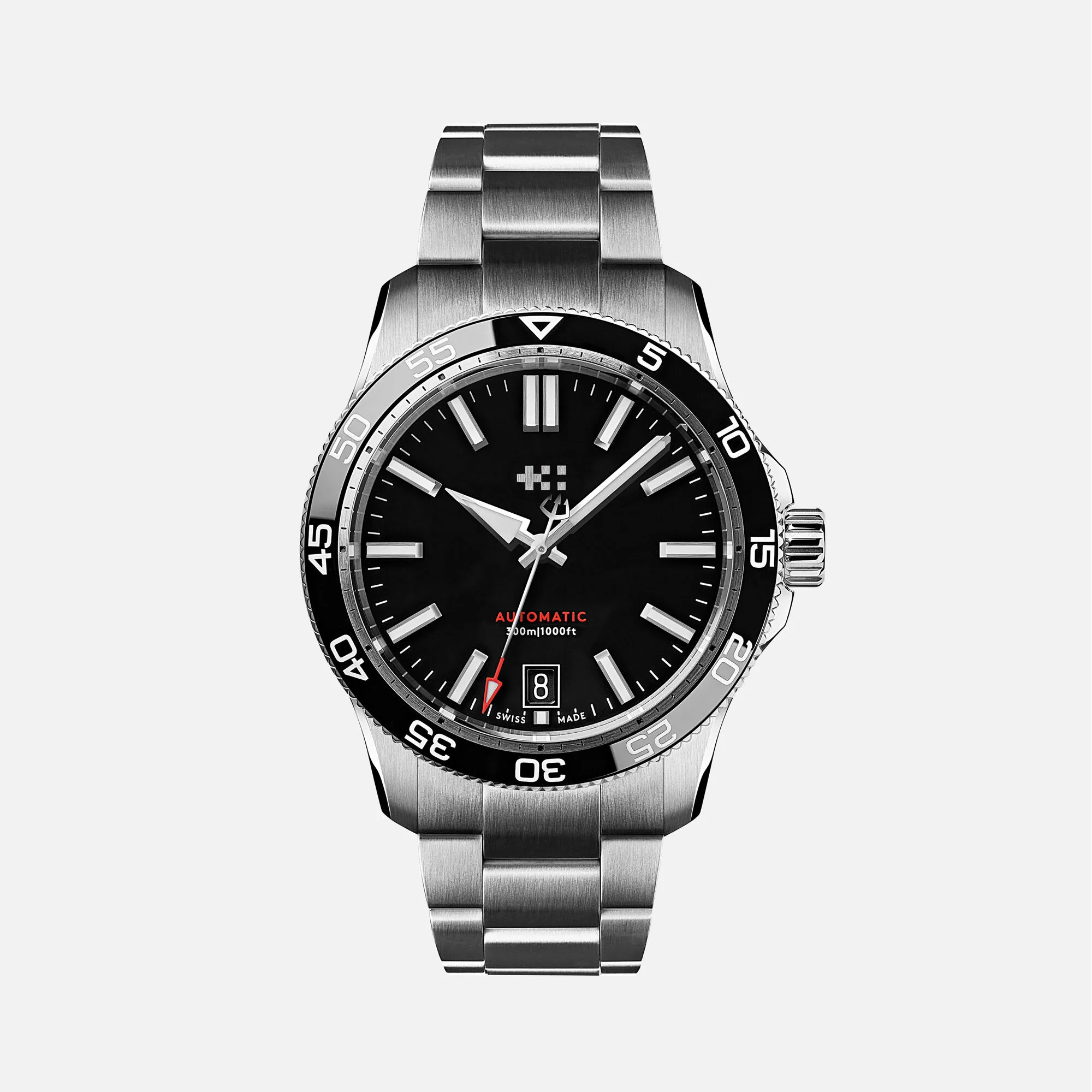 Christopher Ward C60 Trident Pro 300 - Black - Bader bracelet