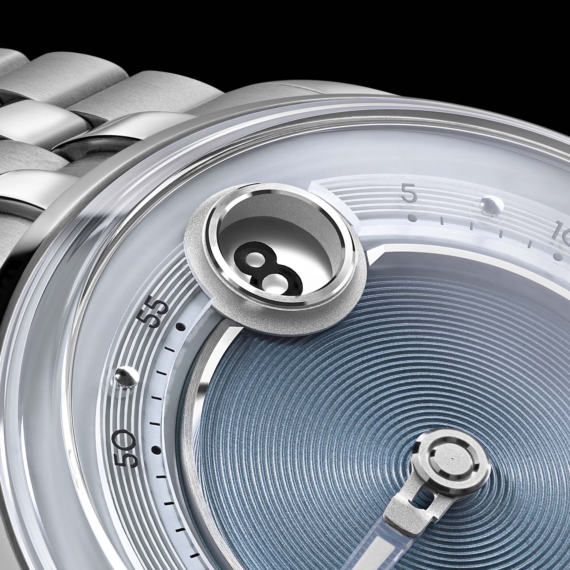 Christopher Ward C1 Jump Hour Mk V - Noon Blue - Image 2