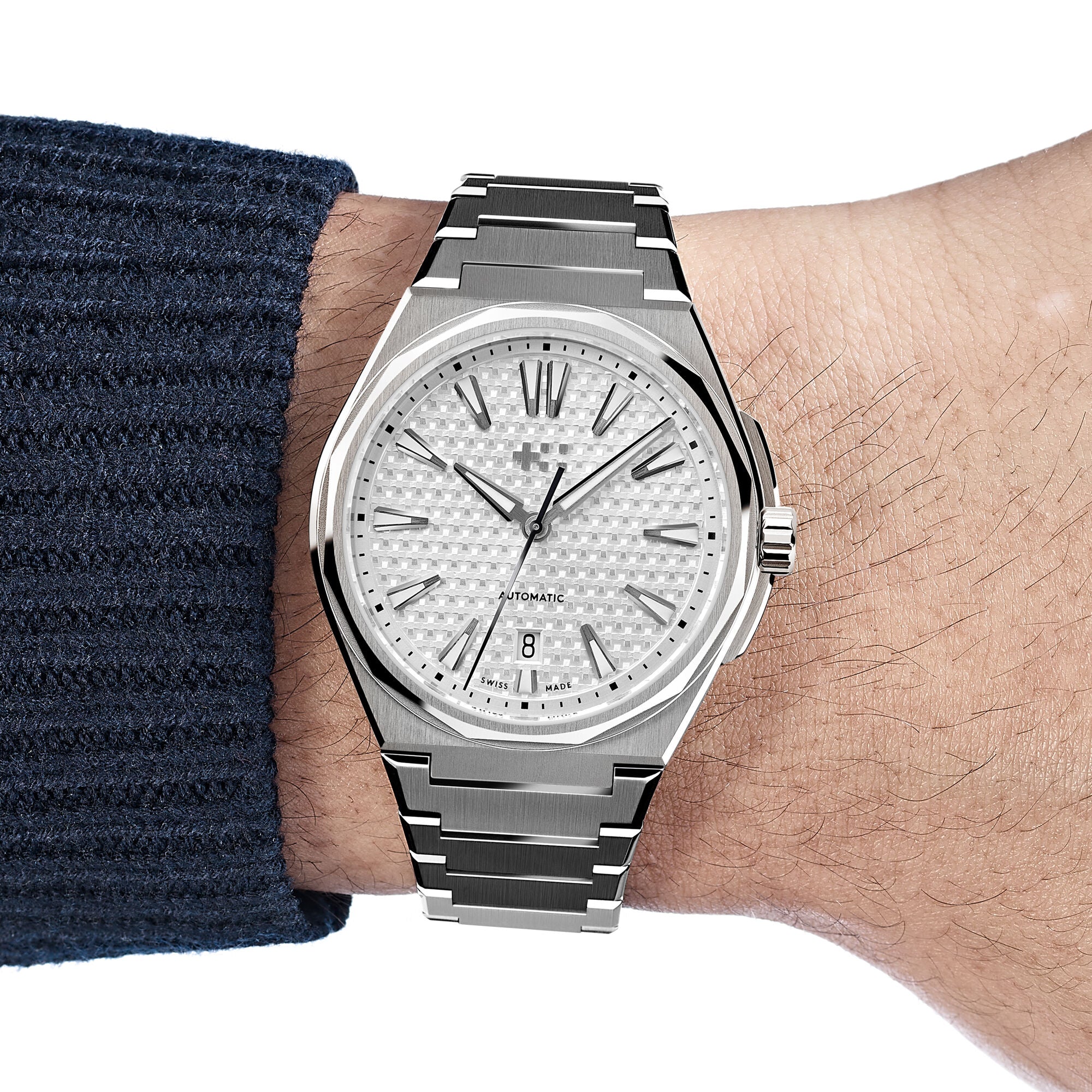 Christopher Ward C12 The Twelve Auto - 40mm - Arctic White - Image 2