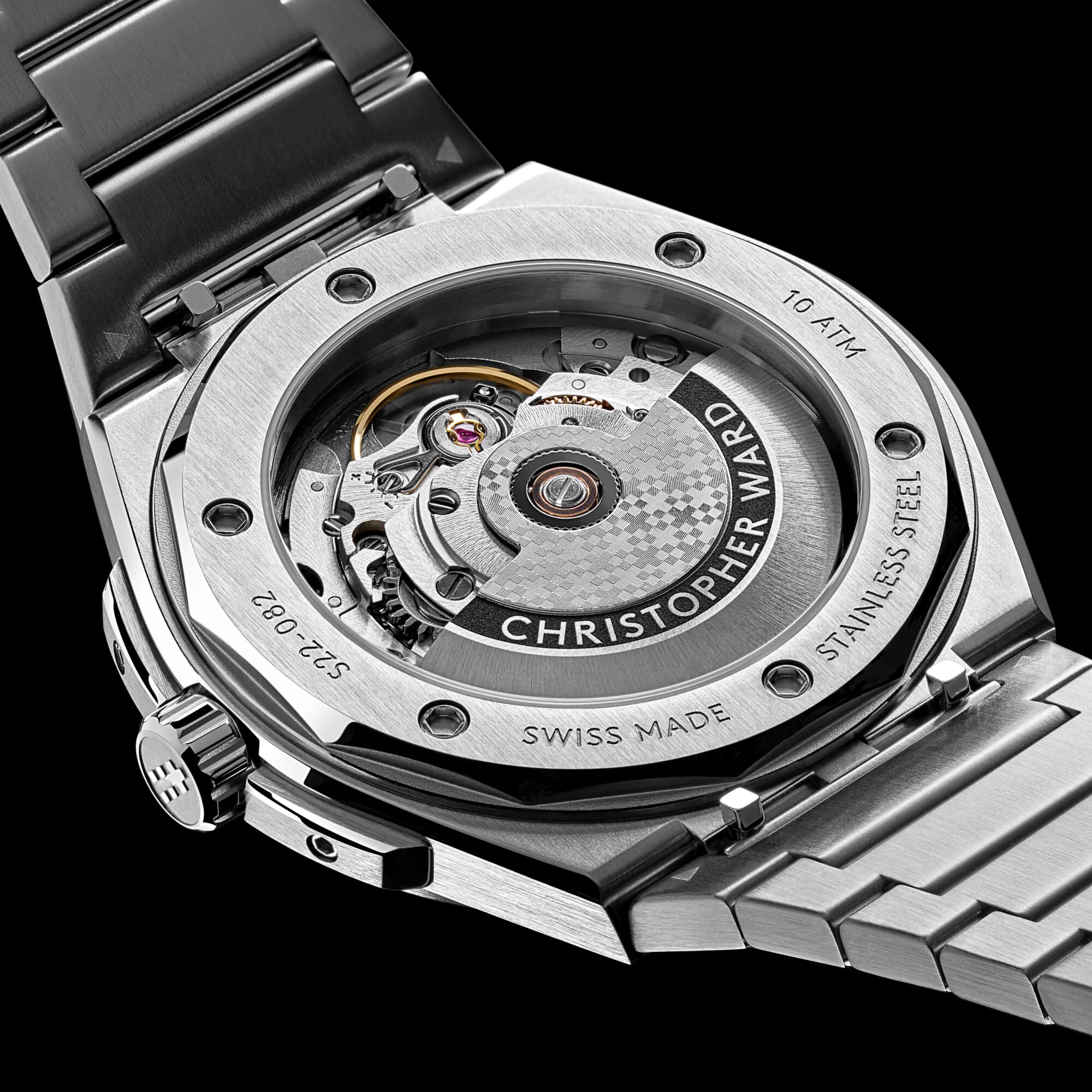 Christopher Ward C12 The Twelve Auto - 40mm - Arctic White - Image 7