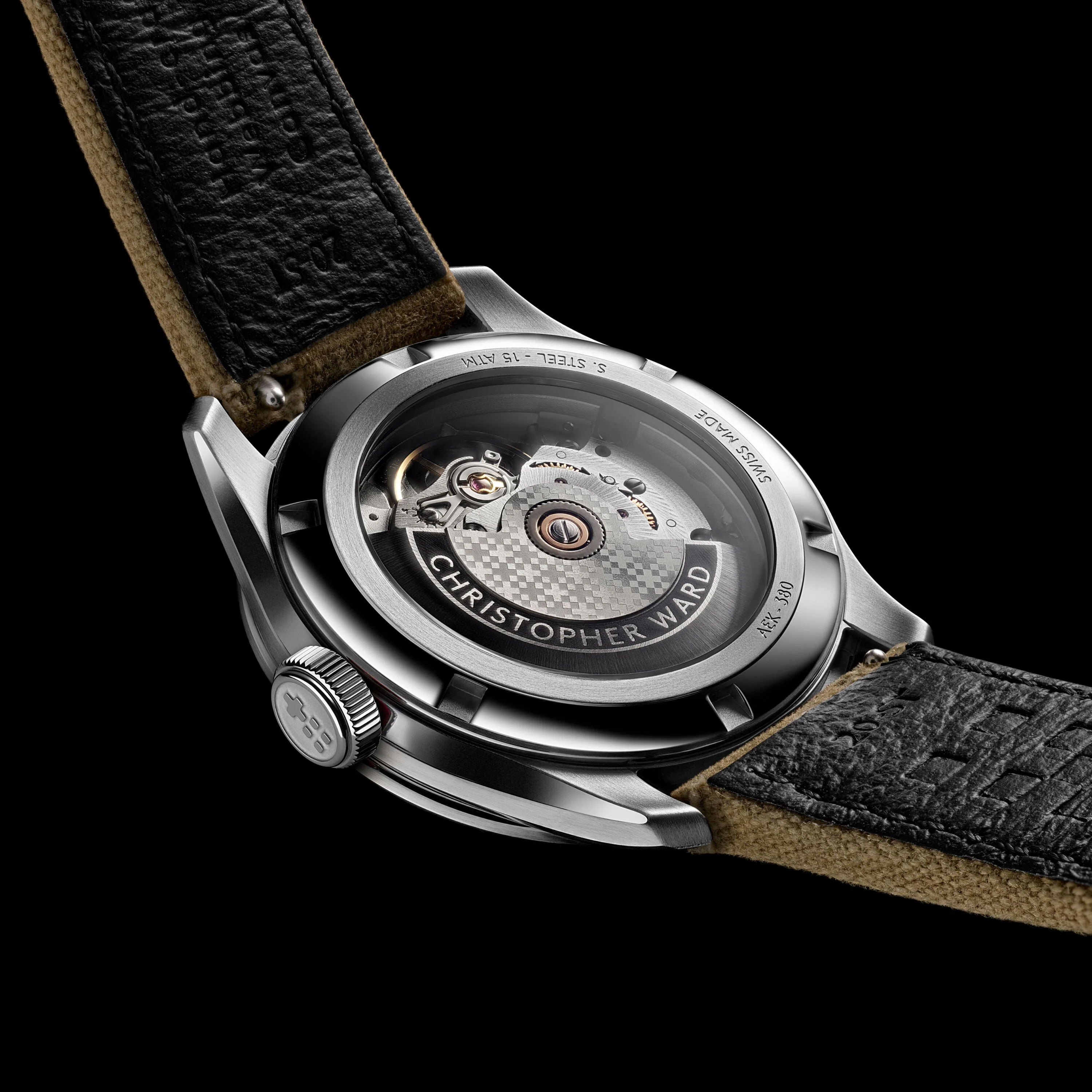 Christopher Ward C65 Dune Automatic Aeolian Marram Stainless Steel - Bader Bracelet - Image 7