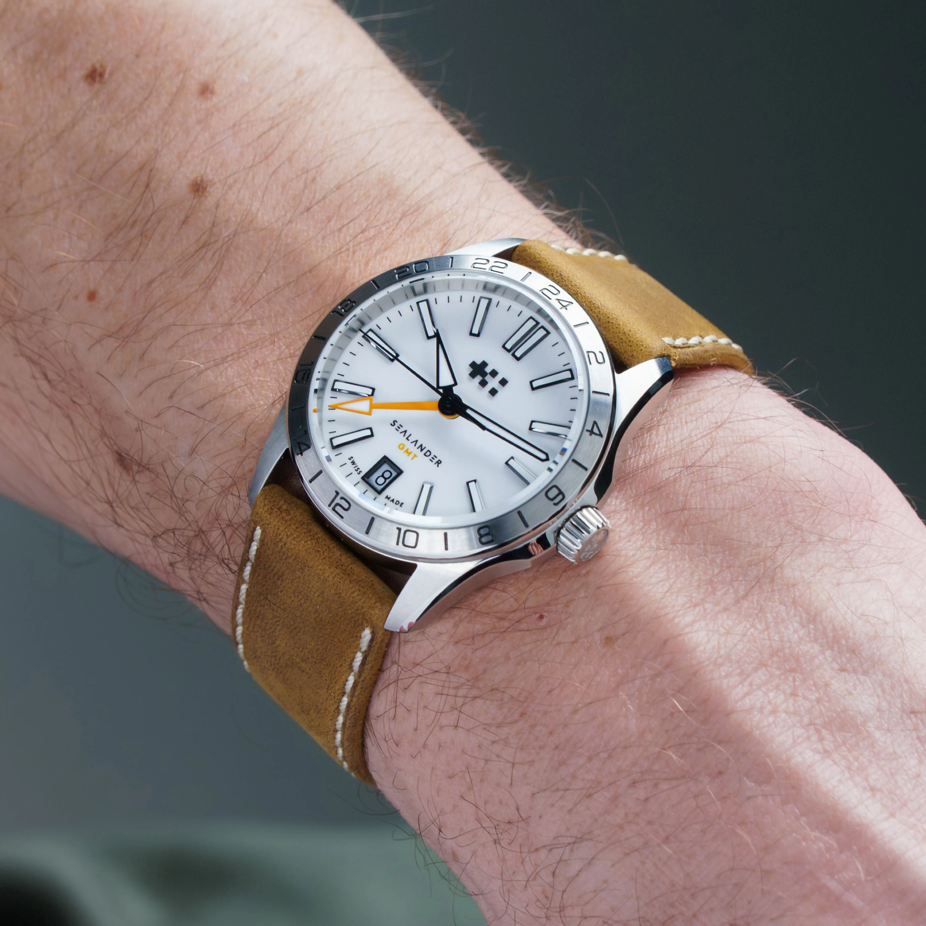Christopher Ward C63 Sealander GMT 36mm – White - Image 14