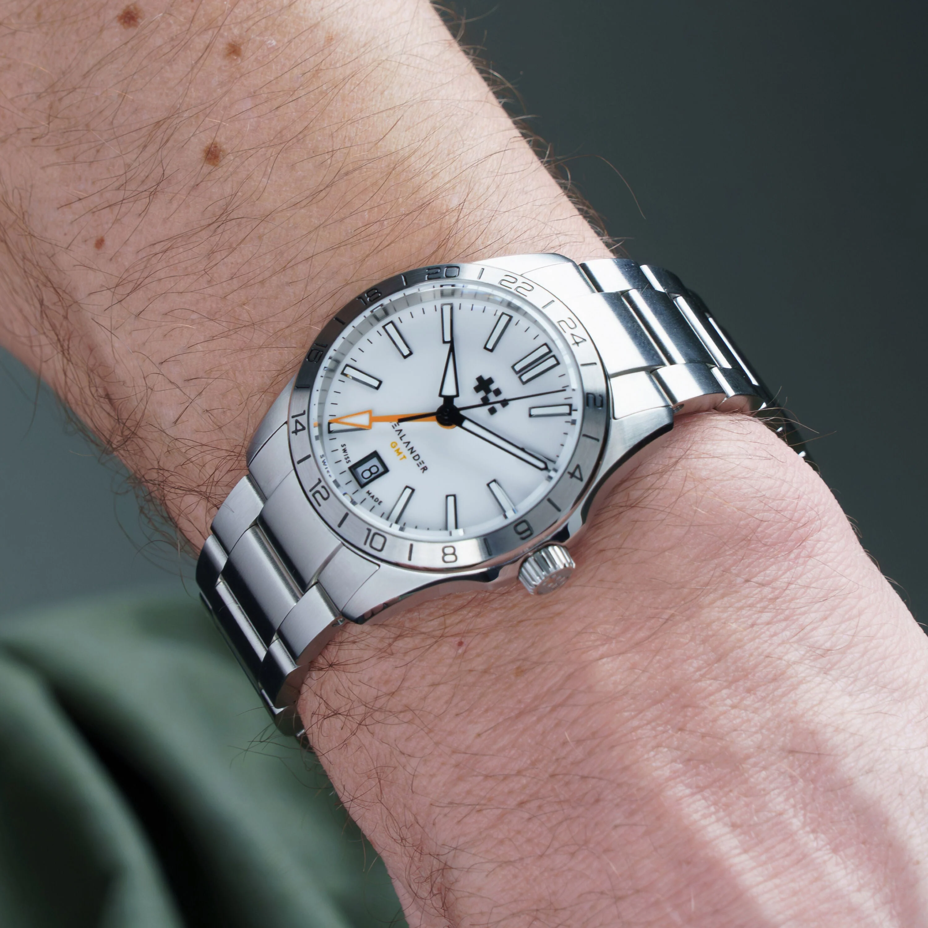 Christopher Ward C63 Sealander GMT 36mm – White - Image 16