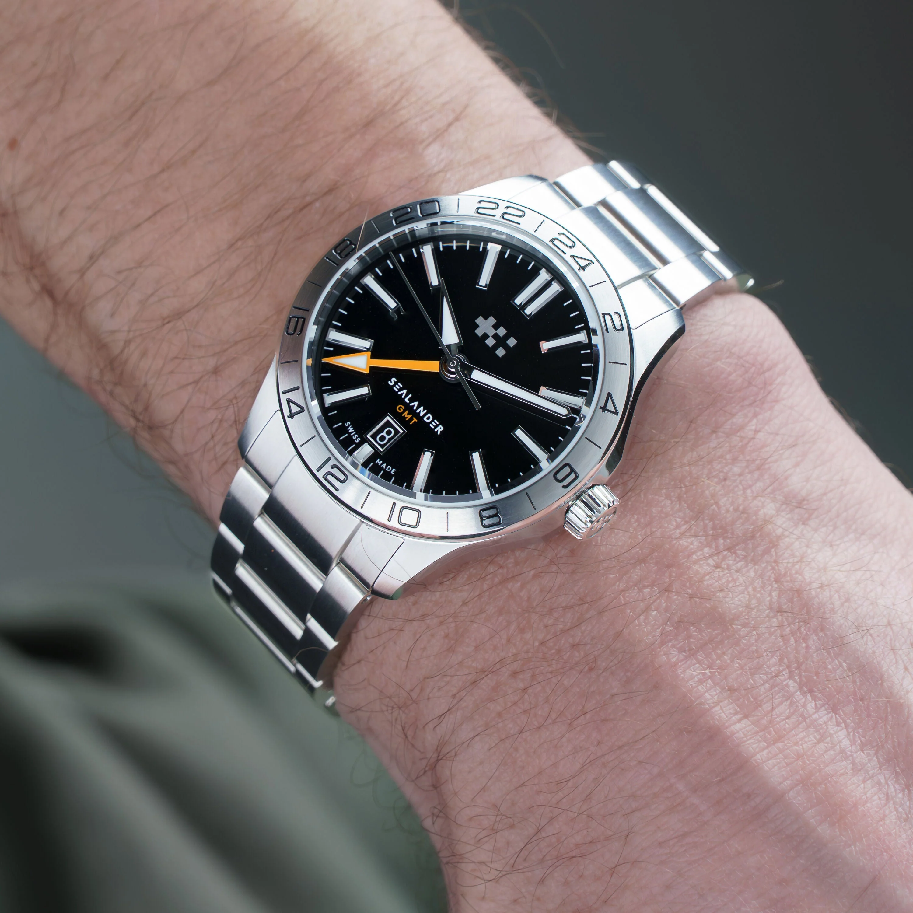 Christopher Ward C63 Sealander GMT 39mm – Black - Image 4