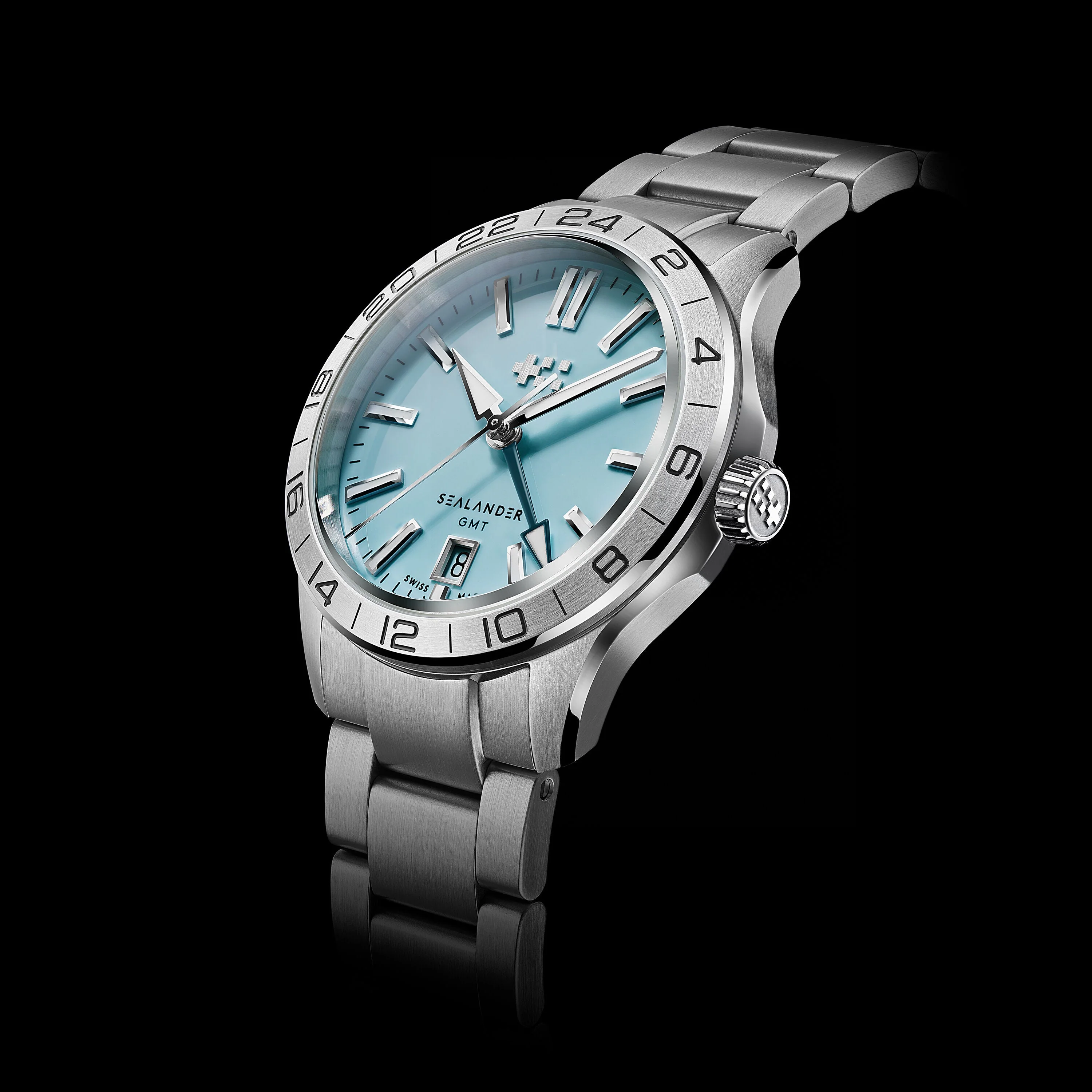 Christopher Ward C63 Sealander GMT 39mm – Sky Blue - Image 7