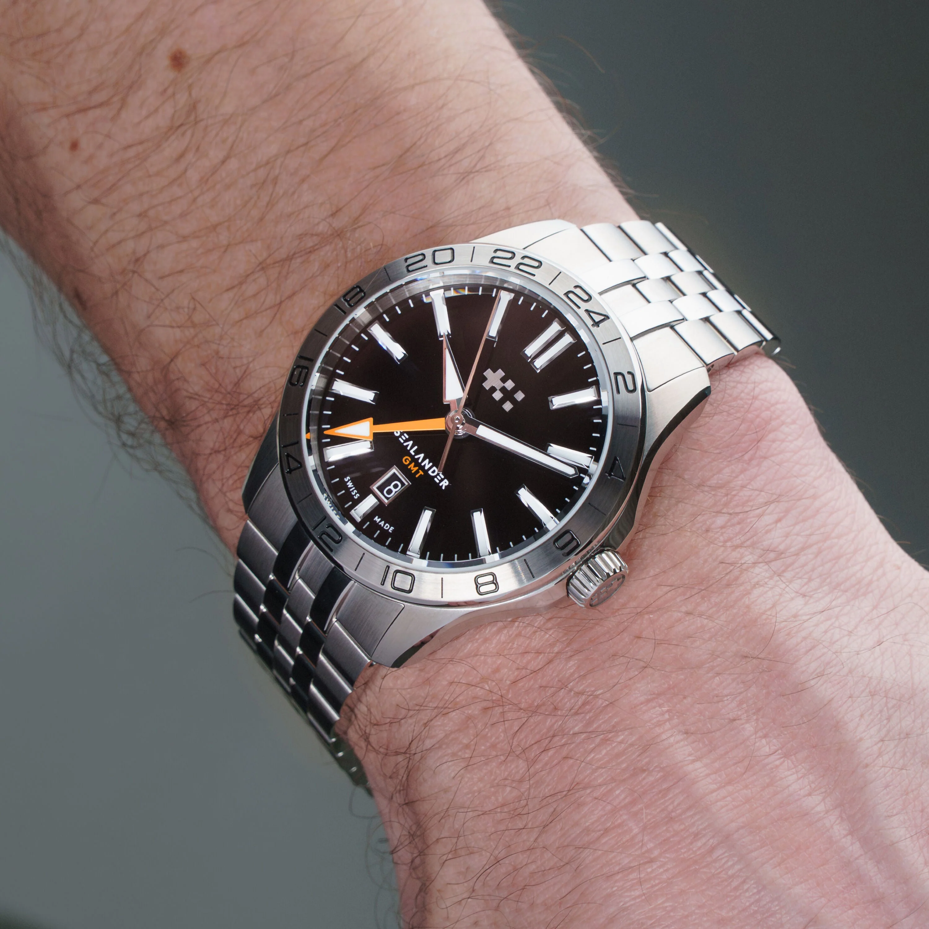 Christopher Ward C63 Sealander GMT 42mm – Black - Image 10