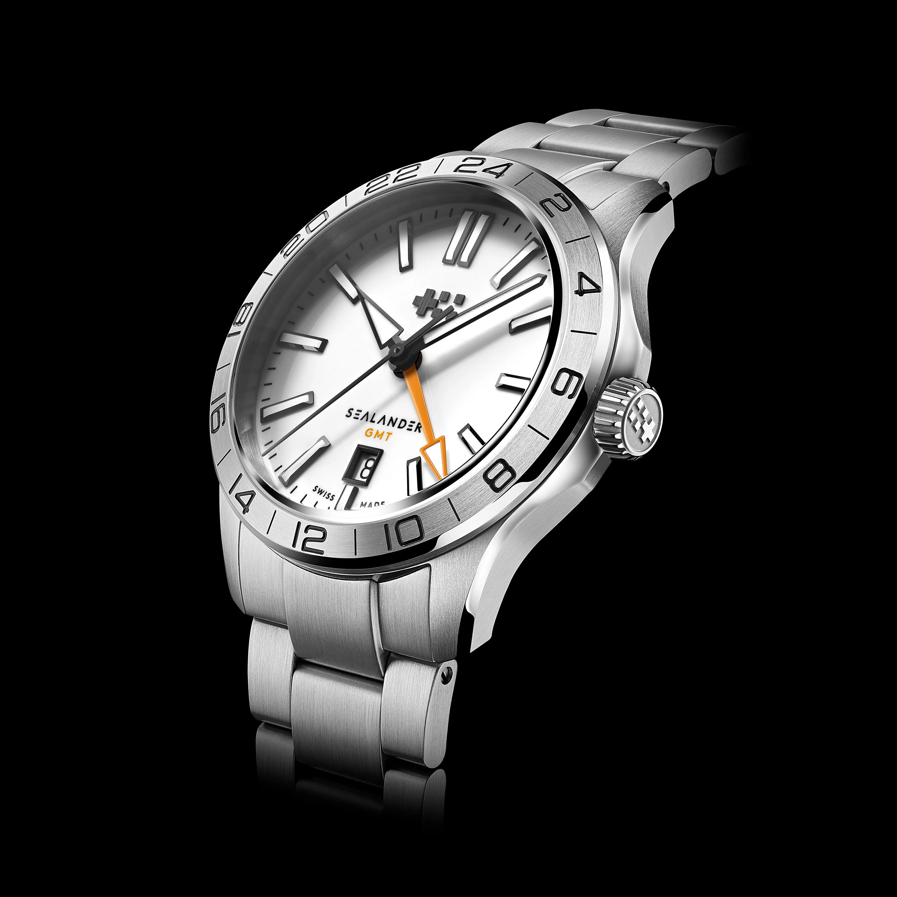 Christopher Ward C63 Sealander GMT 42mm – White - Image 8