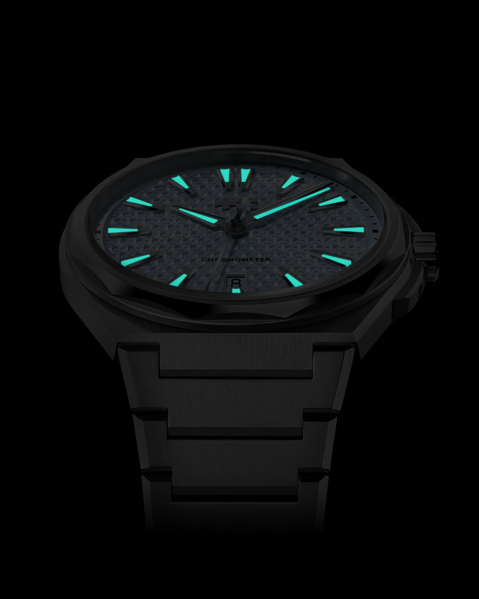 Christopher Ward The Twelve Titanium - Glacier Blue -  Non-Fumé 40mm - Image 11