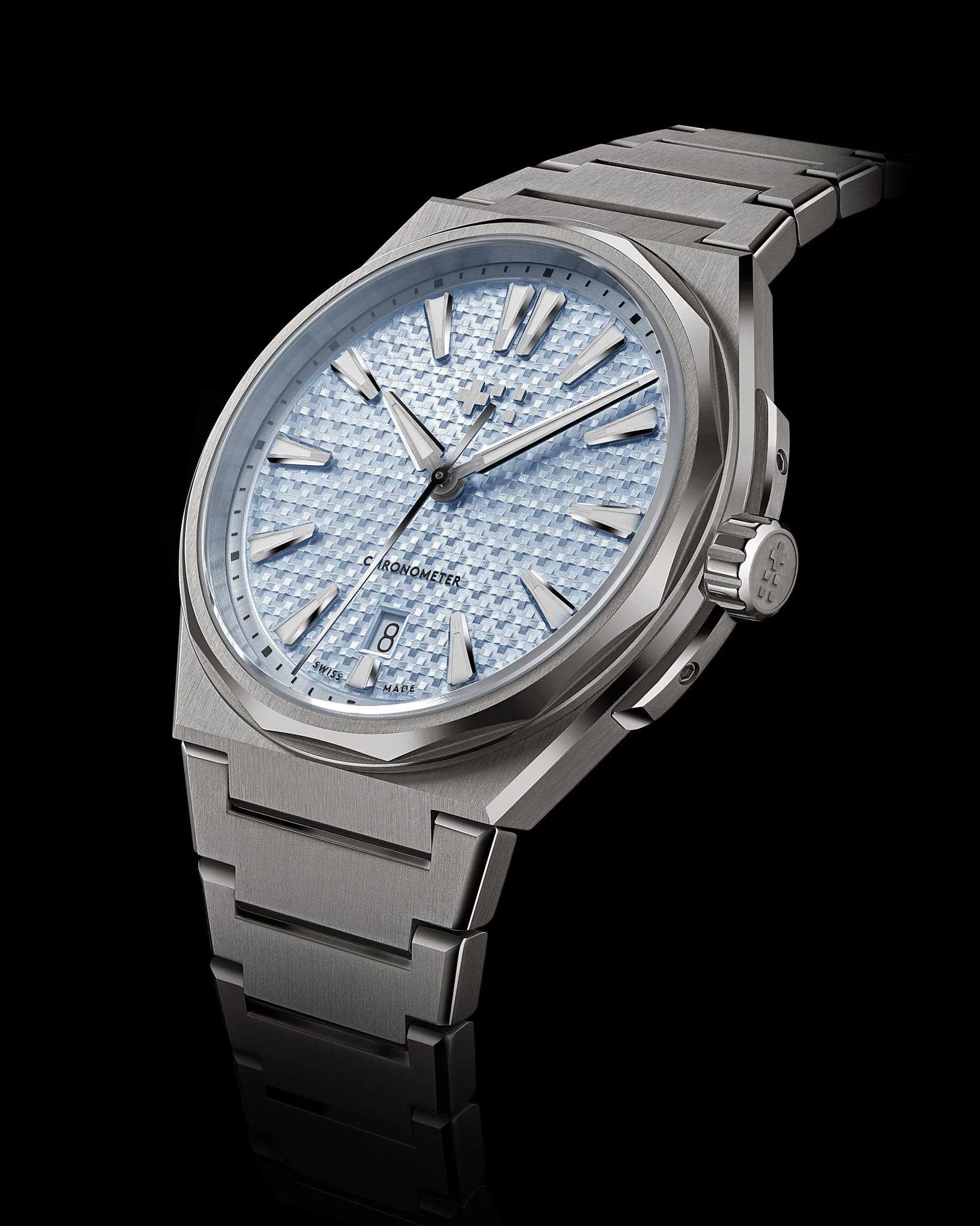 Christopher Ward The Twelve Titanium - Glacier Blue -  Non-Fumé 40mm - Image 6