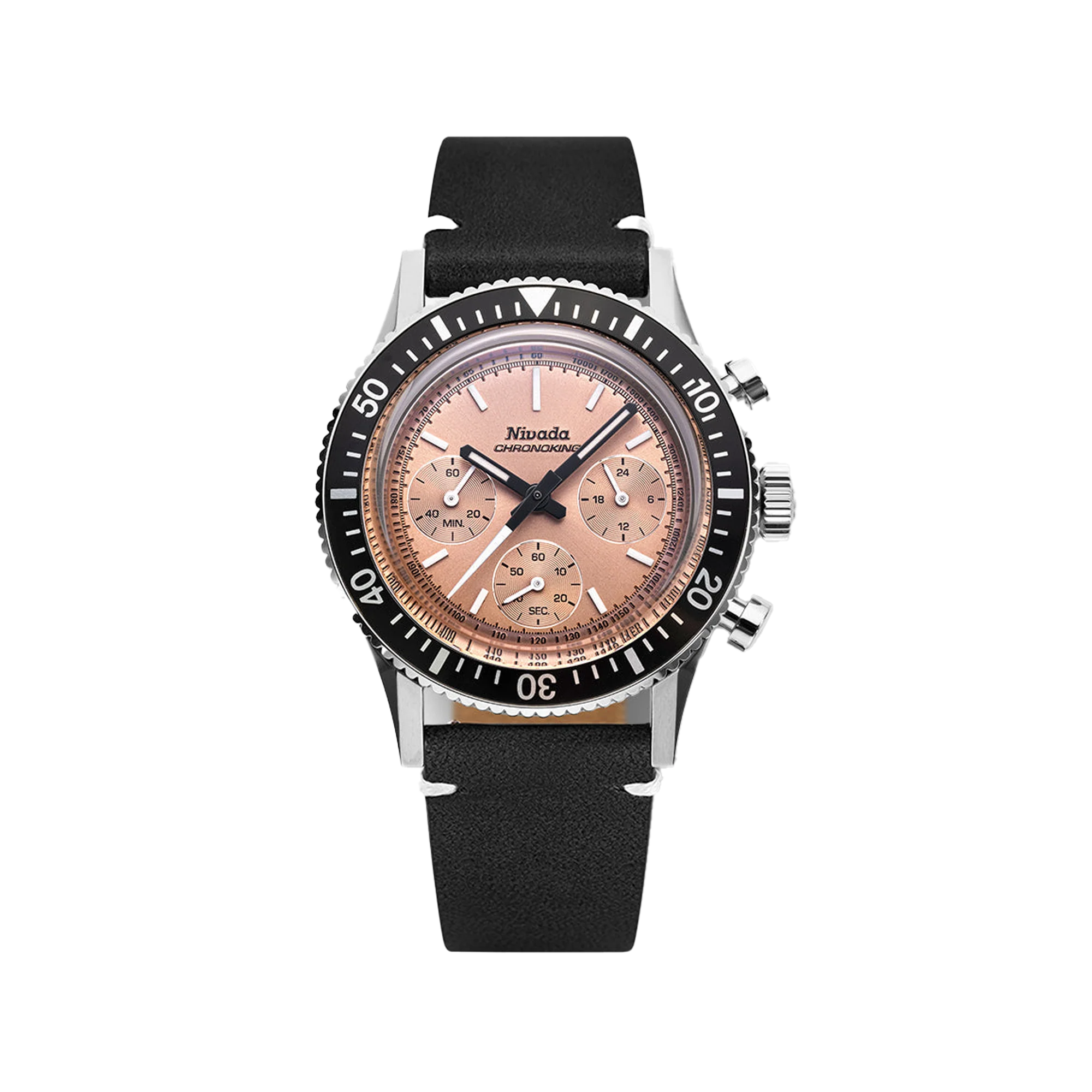 Nivada Grenchen Chronoking Mecaquartz Salmon - Image 23