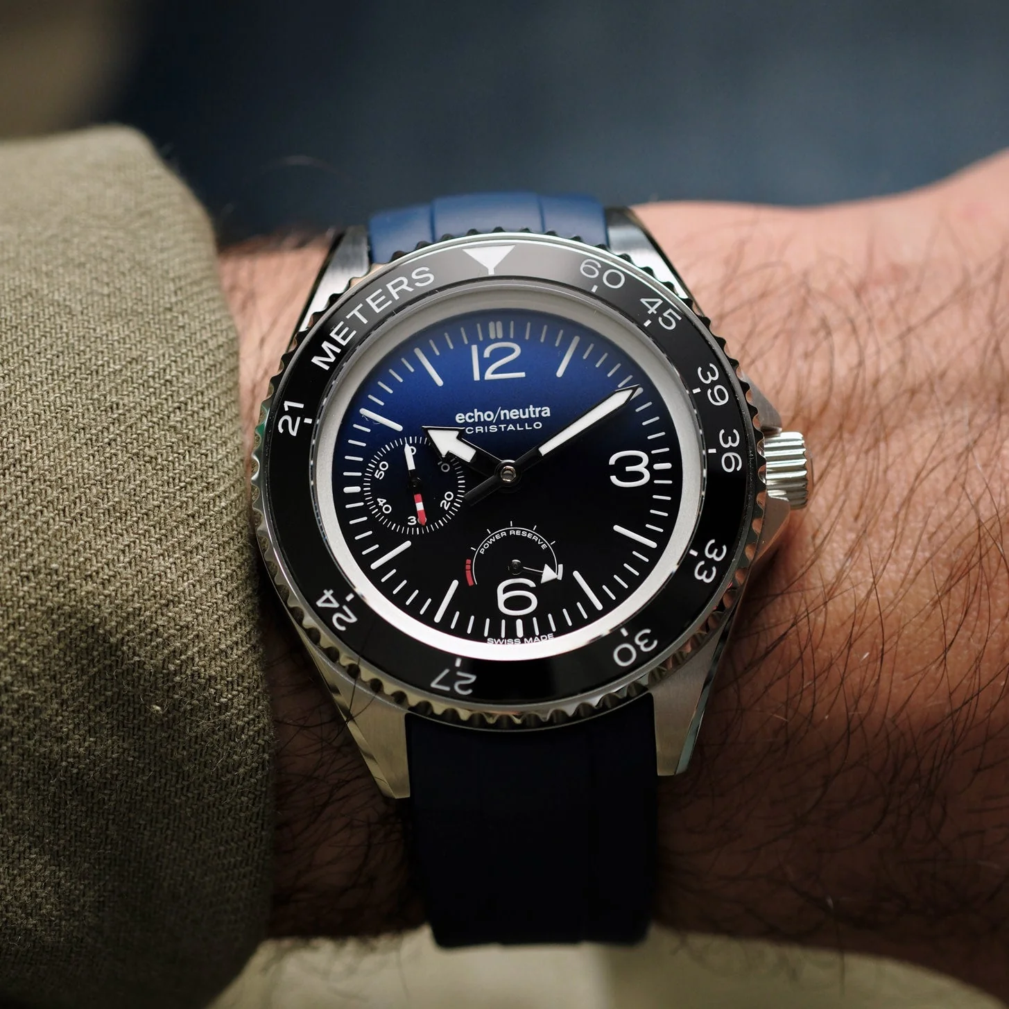Echo Neutra CRISTALLO Professional Diver | Blue - Image 4