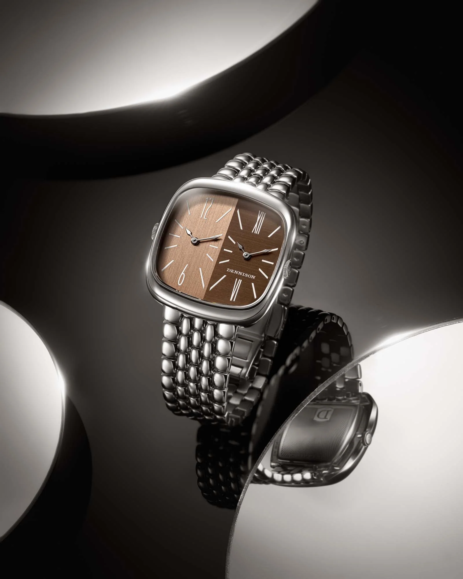 Dennison ALD Dual Time “Shades” – Brown Dial - Image 6