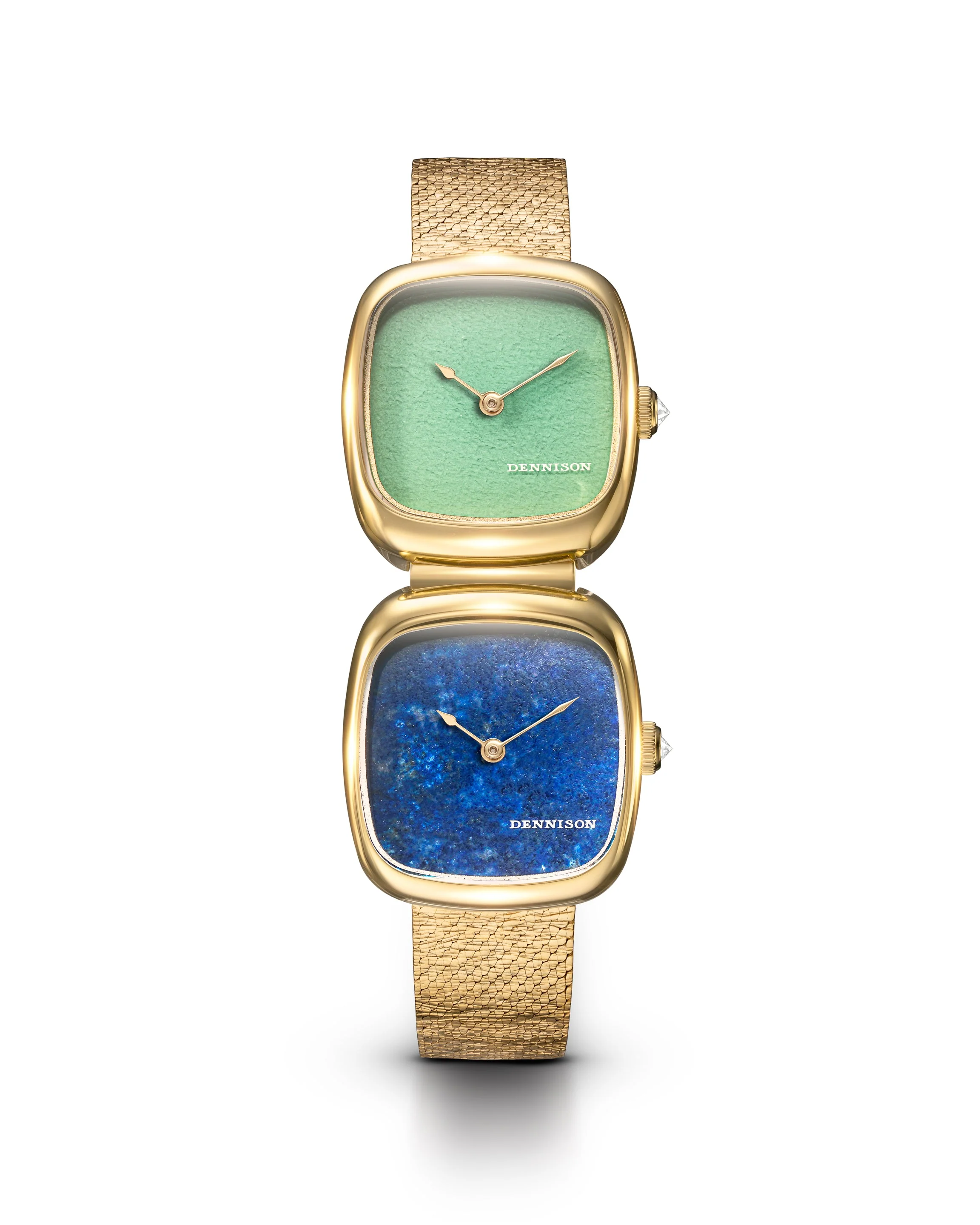 Dennison Dual Time Mini – Lagoon Jadeite & Lapis Lazuli - Image 2