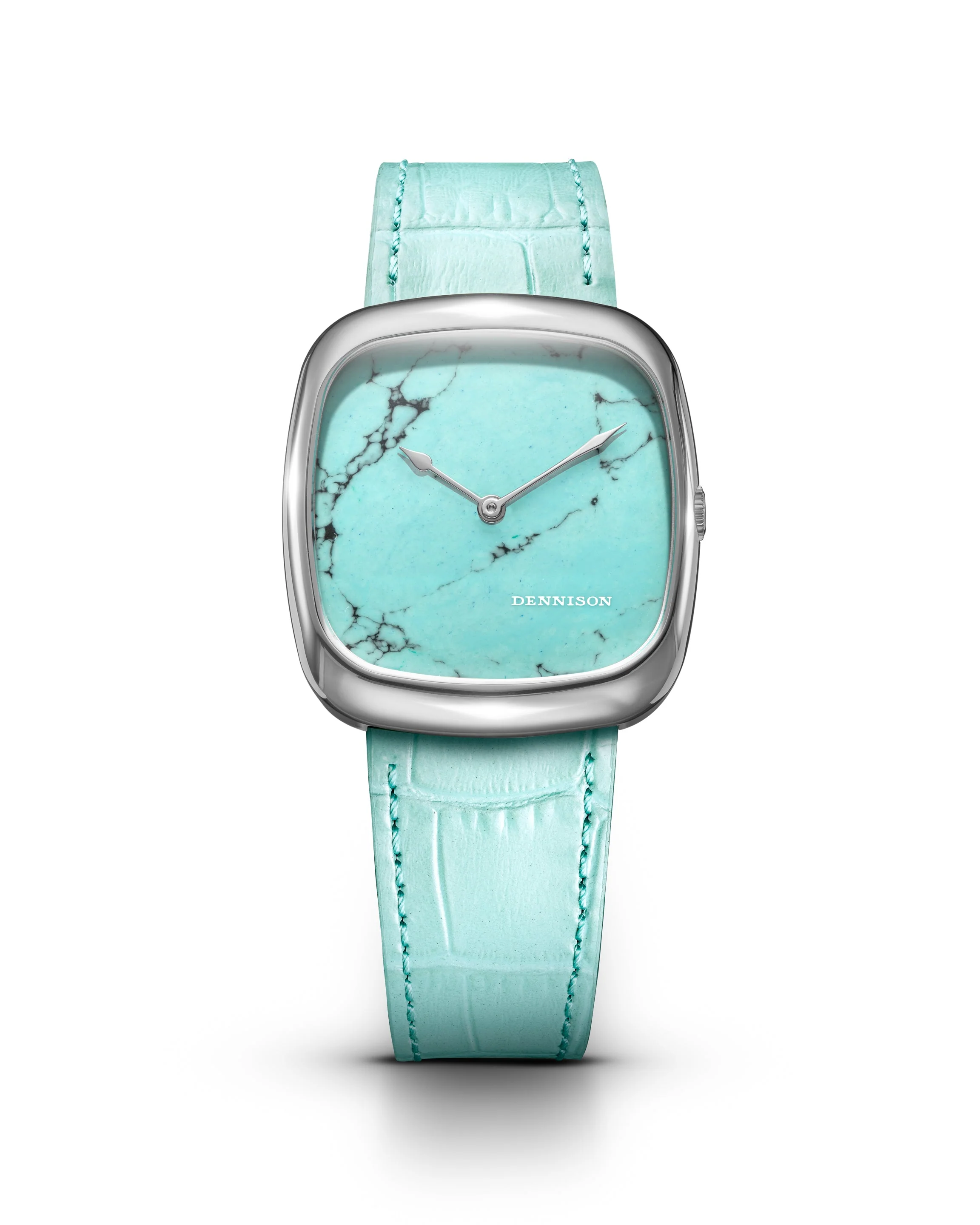 Dennison ALD Natural Turquoise Stone In Steel