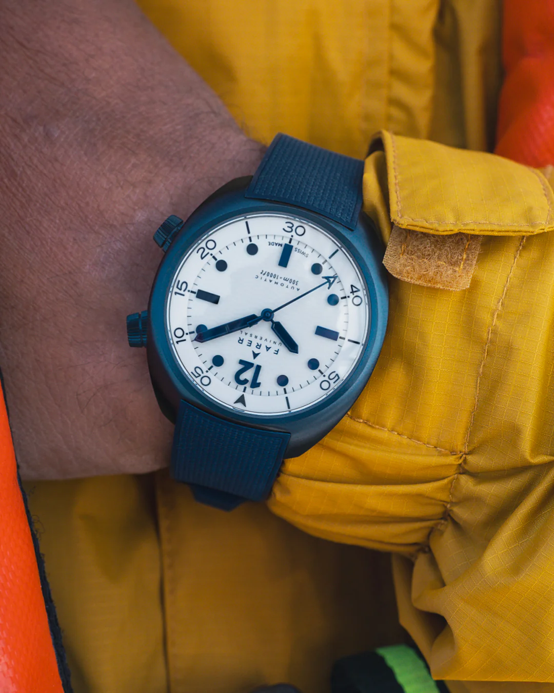 Farer Endeavour Ocean Blue Aqua Compressor - Titanium Dive Watch - Image 13