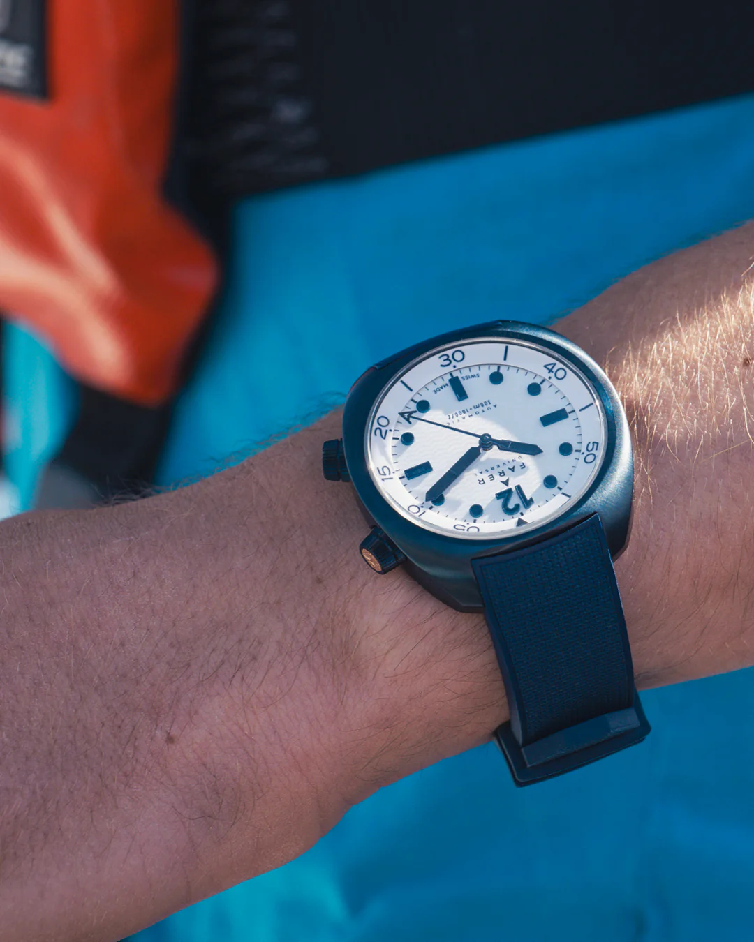 Farer Endeavour Ocean Blue Aqua Compressor - Titanium Dive Watch - Image 16