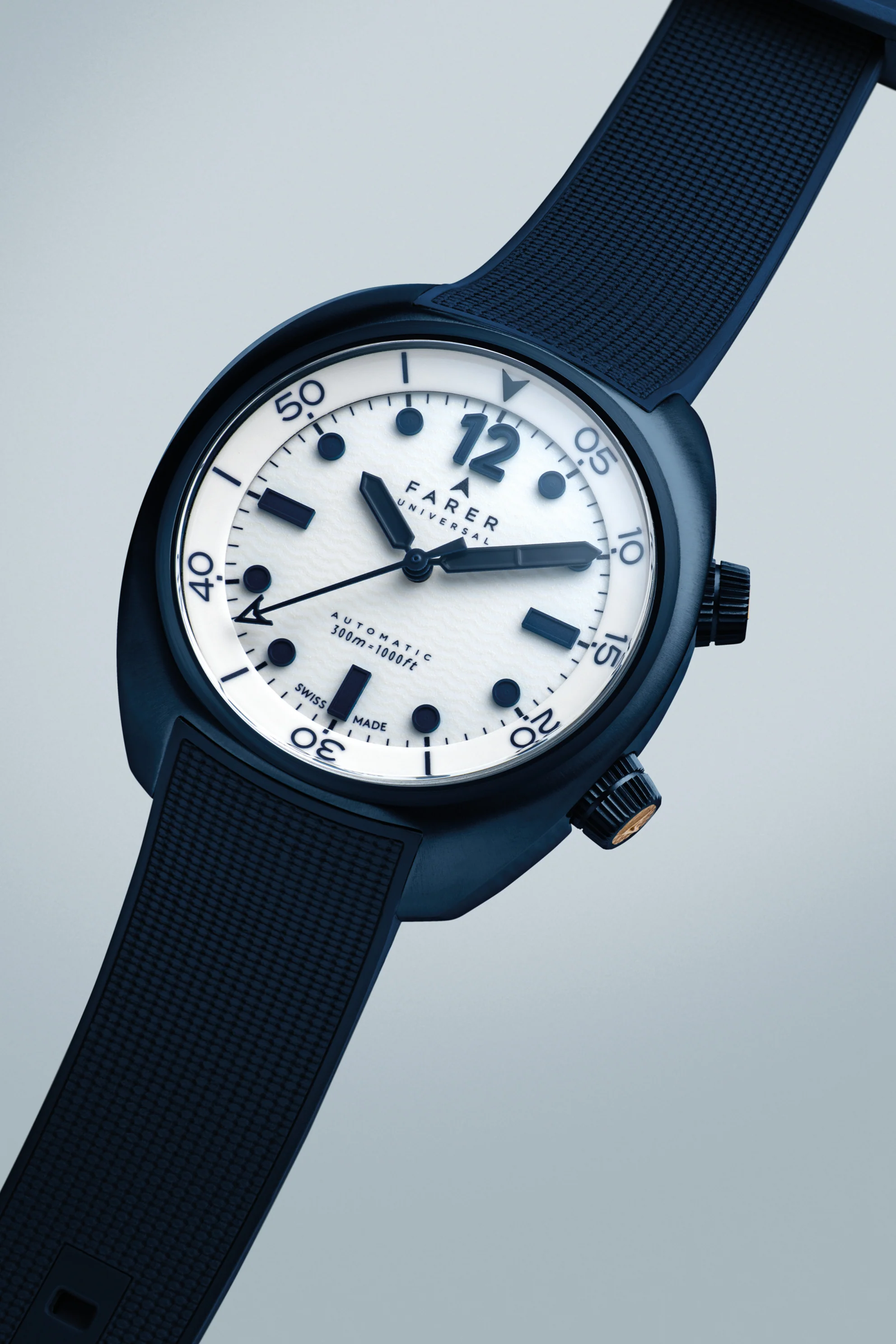 Farer Endeavour Ocean Blue Aqua Compressor - Titanium Dive Watch - Image 3