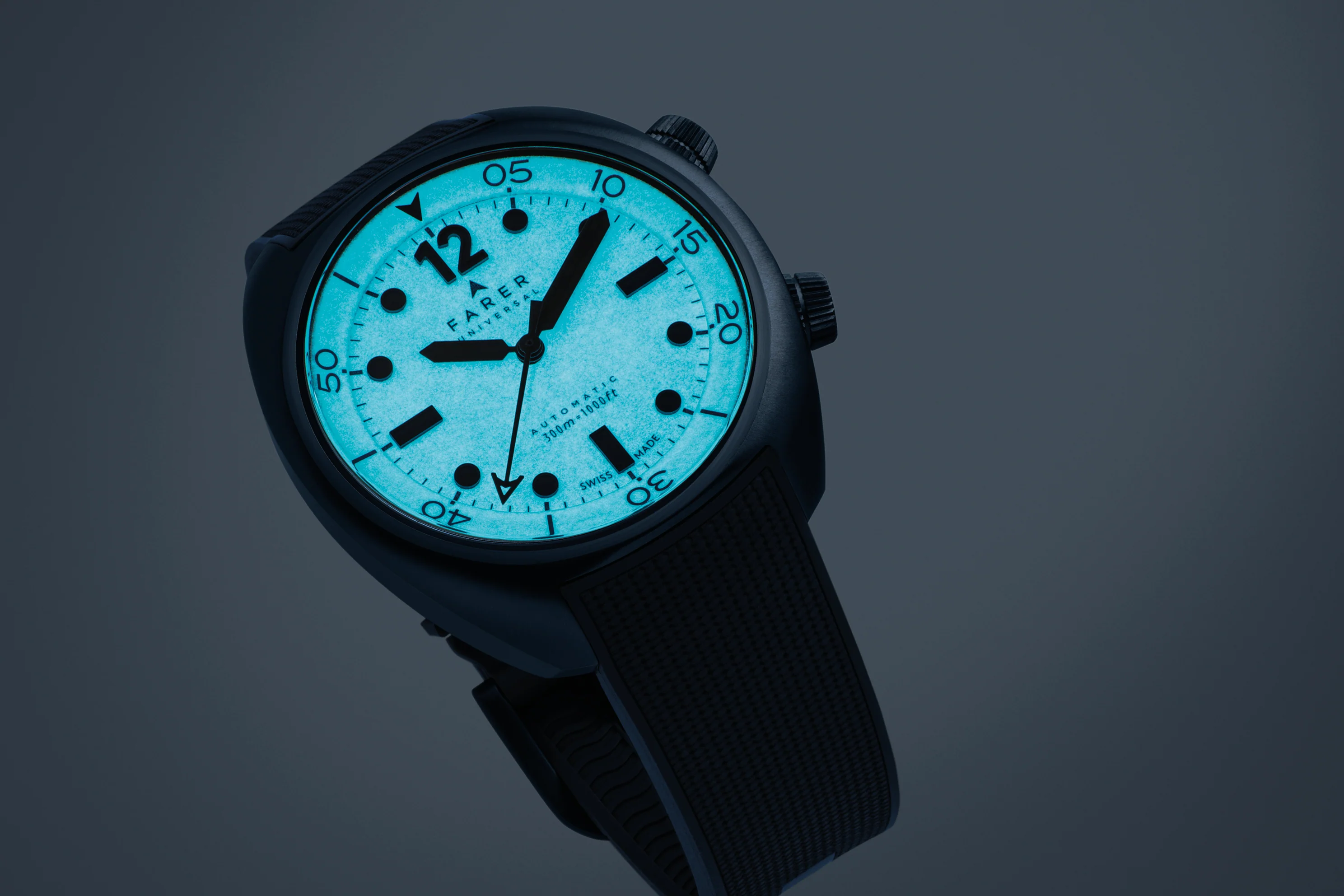 Farer Endeavour Ocean Blue Aqua Compressor - Titanium Dive Watch - Image 6