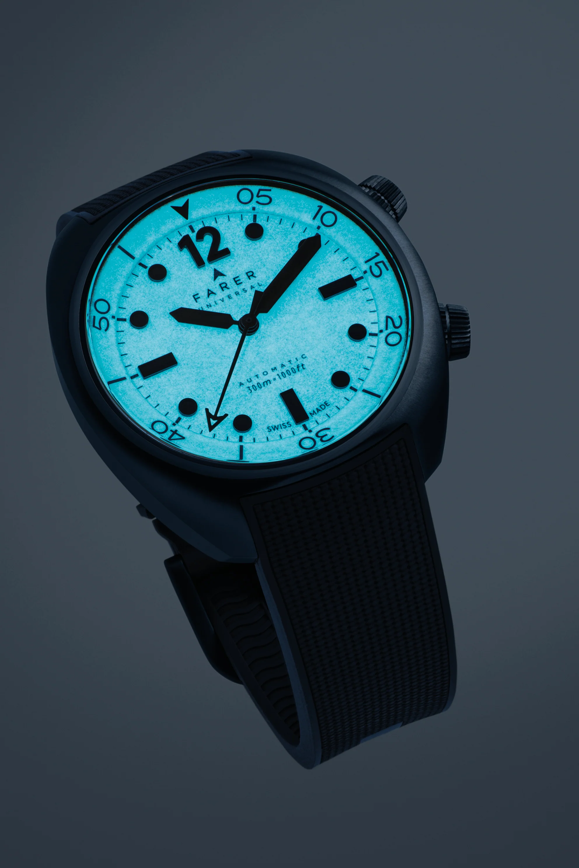 Farer Endeavour Ocean Blue Aqua Compressor - Titanium Dive Watch - Image 7