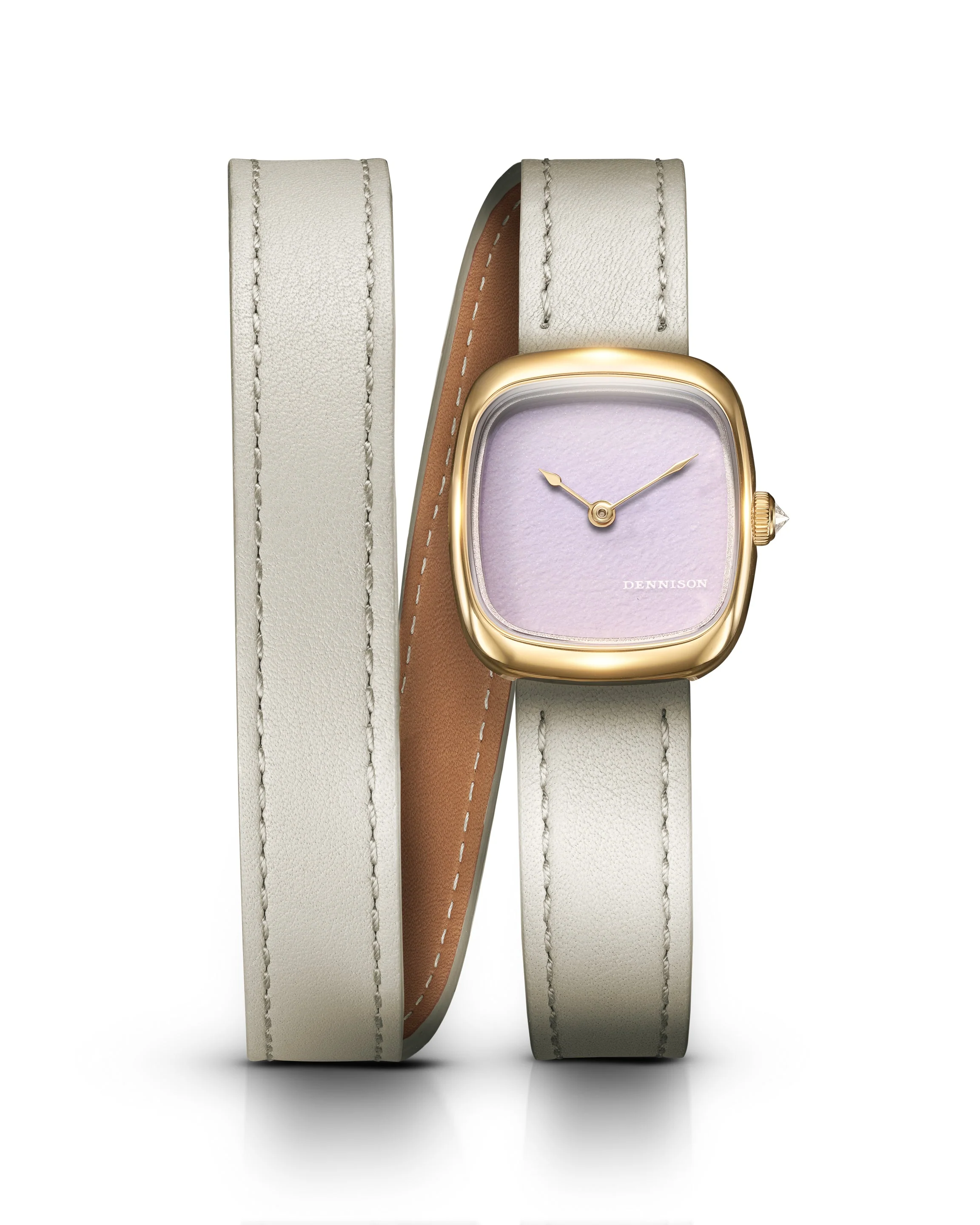 Dennison Mini Pink Malaysian Jade In Gold - Image 3