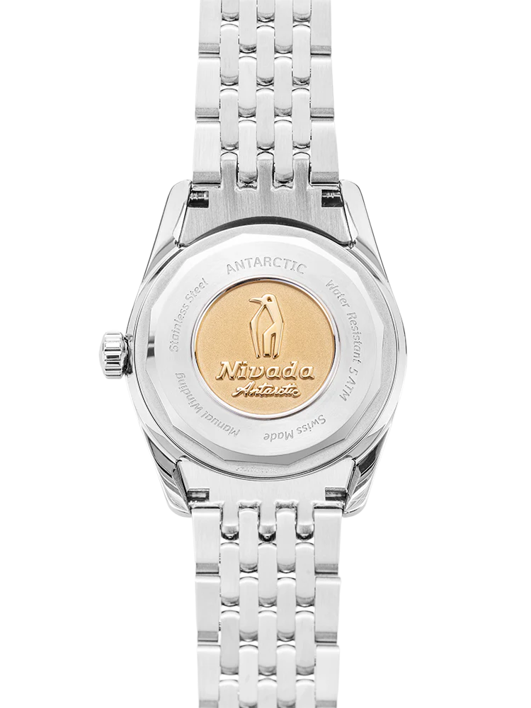 Nivada Grenchen Antarctic 35 mm - Salmon No date - Image 15