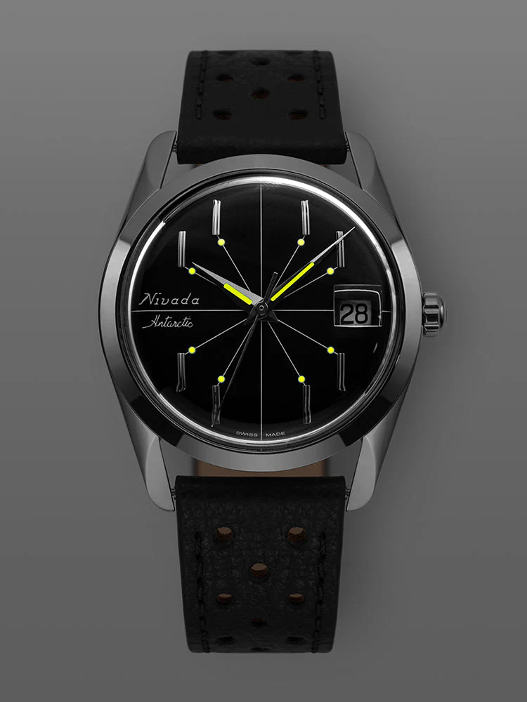 Nivada Grenchen Antarctic Spider Black 35mm - Image 16
