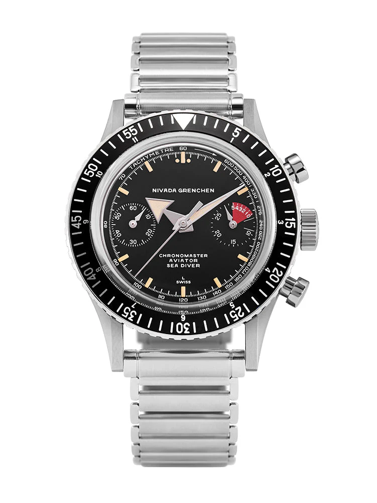 Nivada Grenchen Chronomaster Broad Arrow - Inter Bezel - Image 18