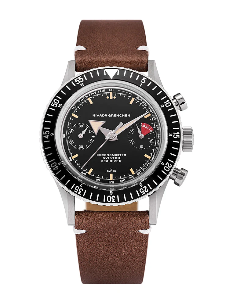 Nivada Grenchen Chronomaster Broad Arrow - Inter Bezel - Image 20