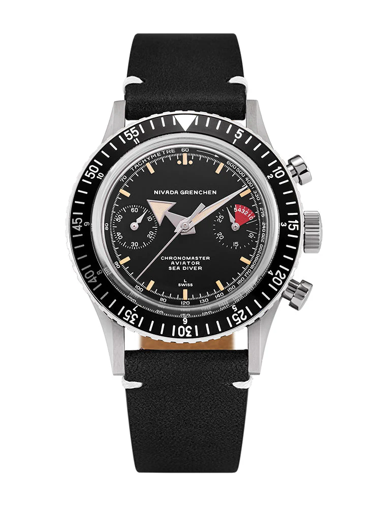 Nivada Grenchen Chronomaster Broad Arrow - Inter Bezel - Image 22