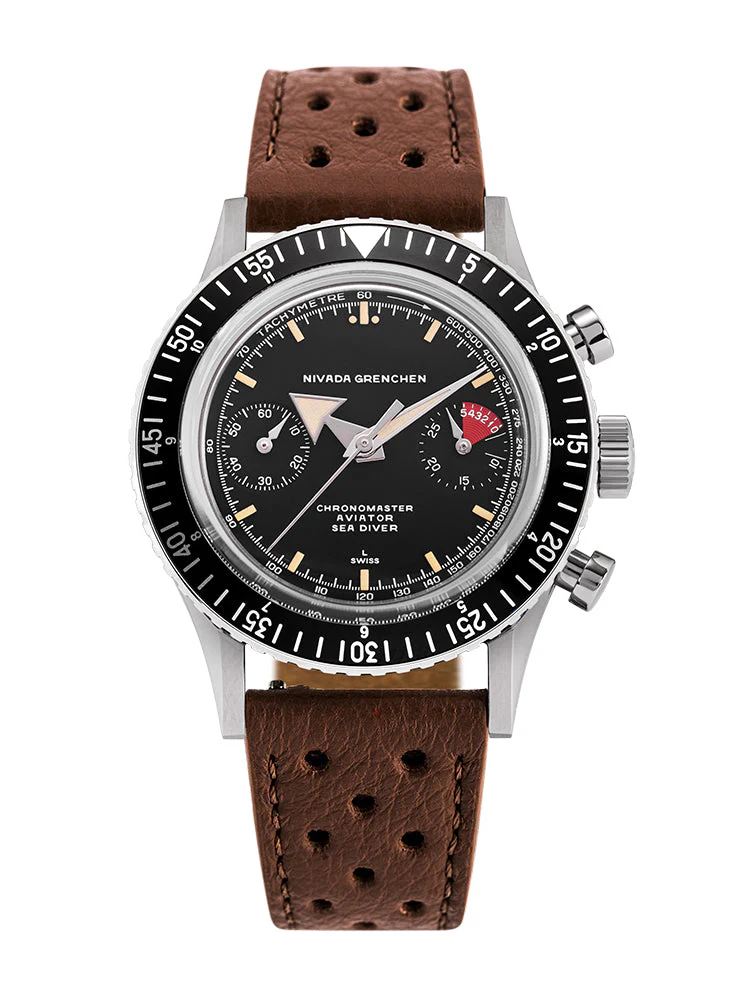 Nivada Grenchen Chronomaster Broad Arrow - Inter Bezel - Image 23