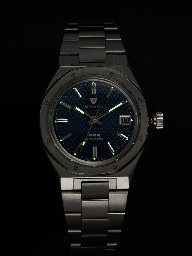 Nivada Grenchen F77 Blue With Date - Image 17
