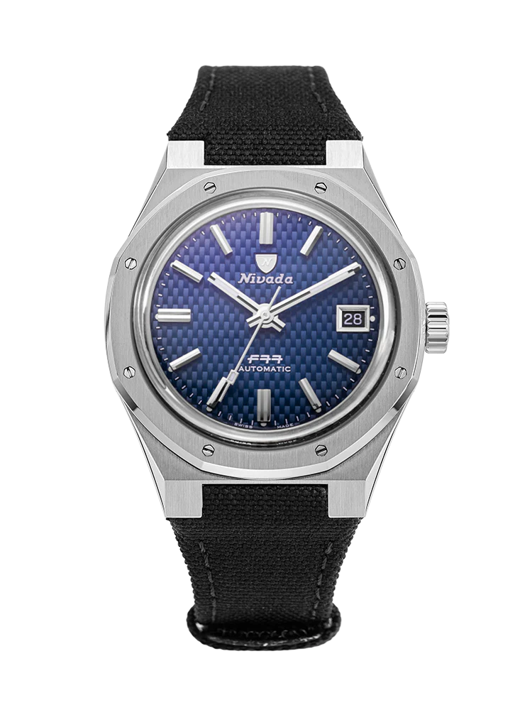 Nivada Grenchen F77 Blue With Date - Image 18