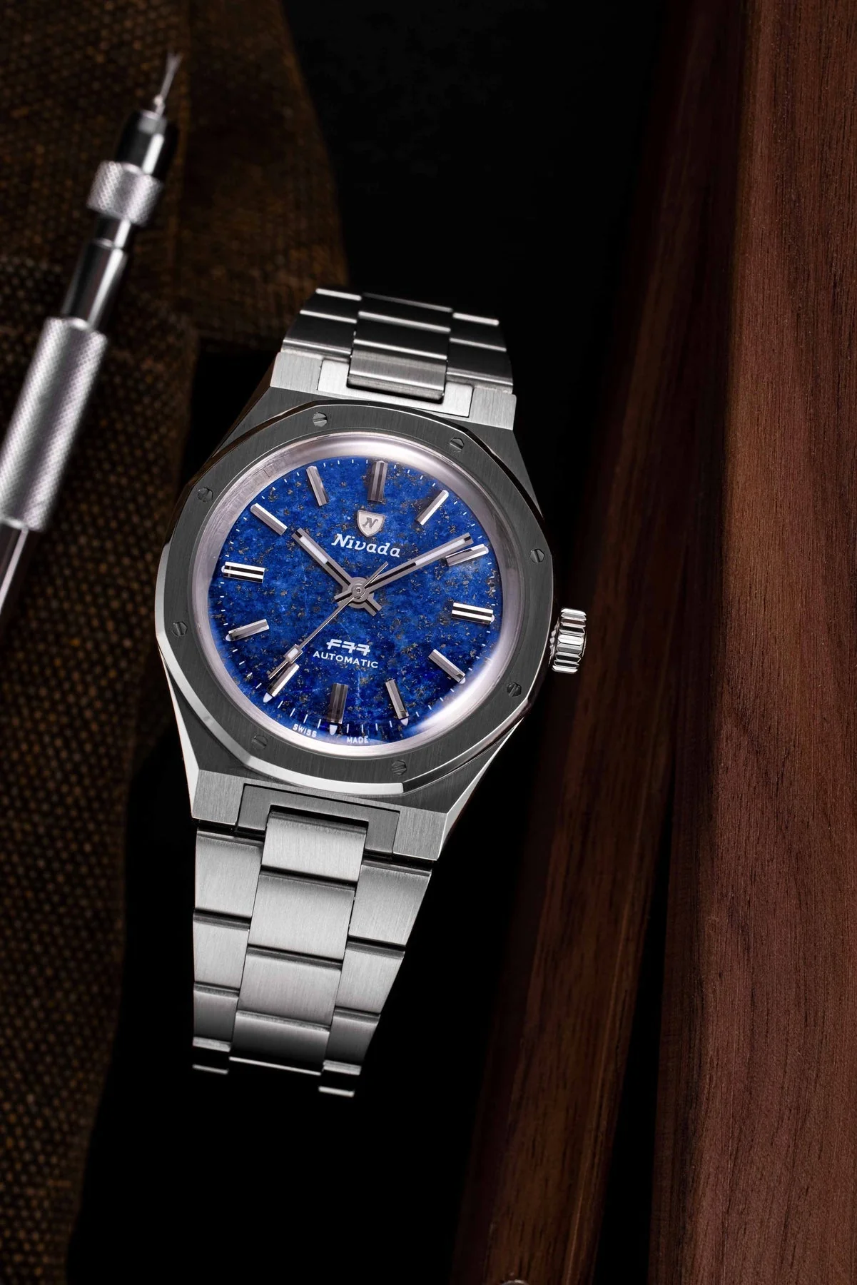 Nivada Grenchen F77 Lapis Lazuli - Image 11