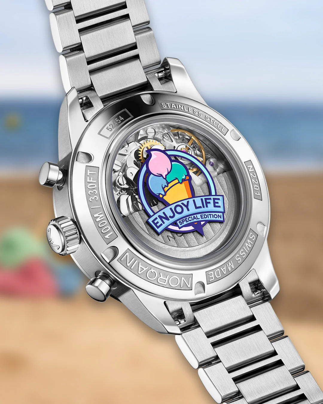 NORQAIN Freedom 60 Ice Cream Chrono 40mm Limited Edition - Image 6
