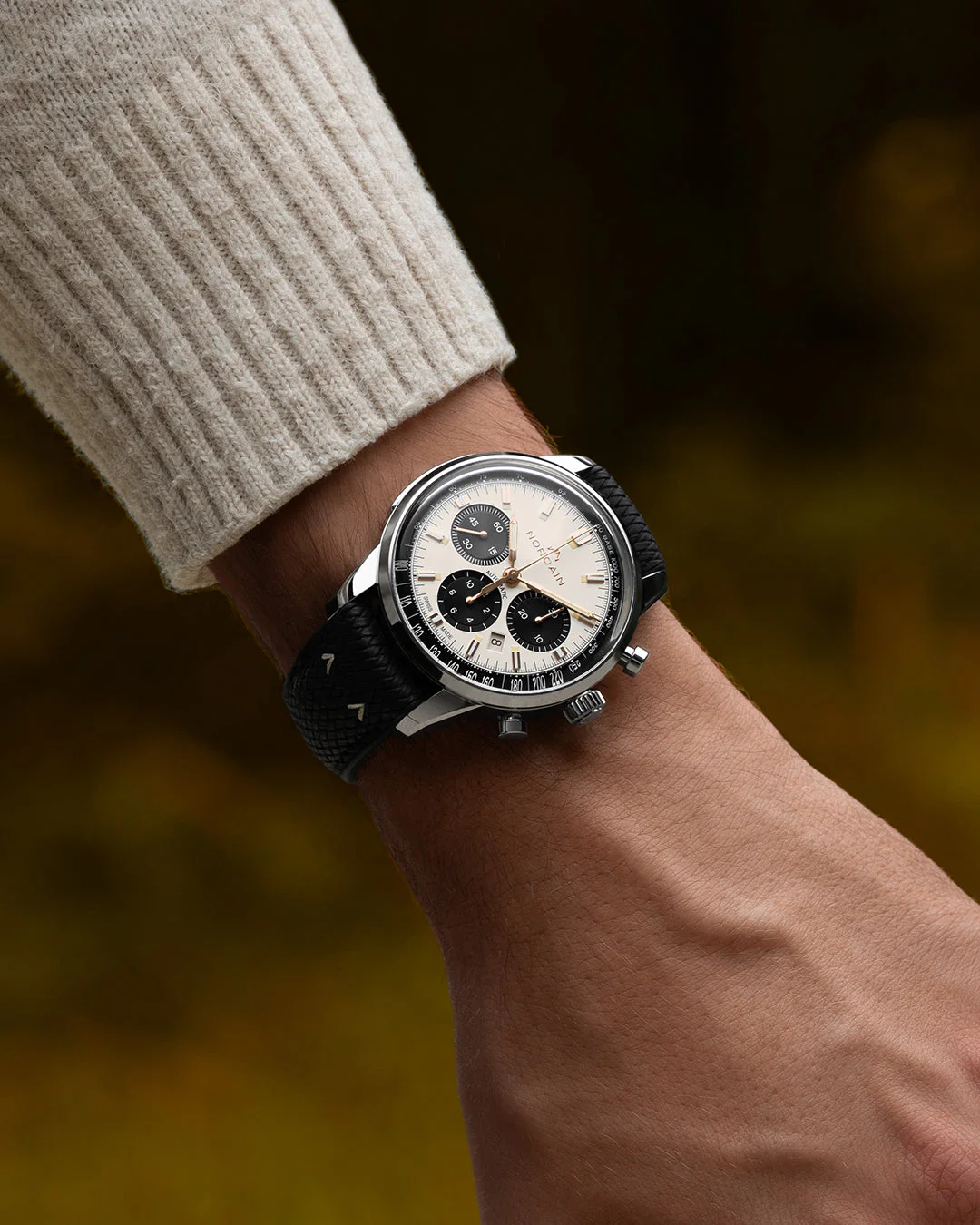 Pre-Order: NORQAIN Freedom 60 Chrono 43mm Off White Limited Edition - Image 6