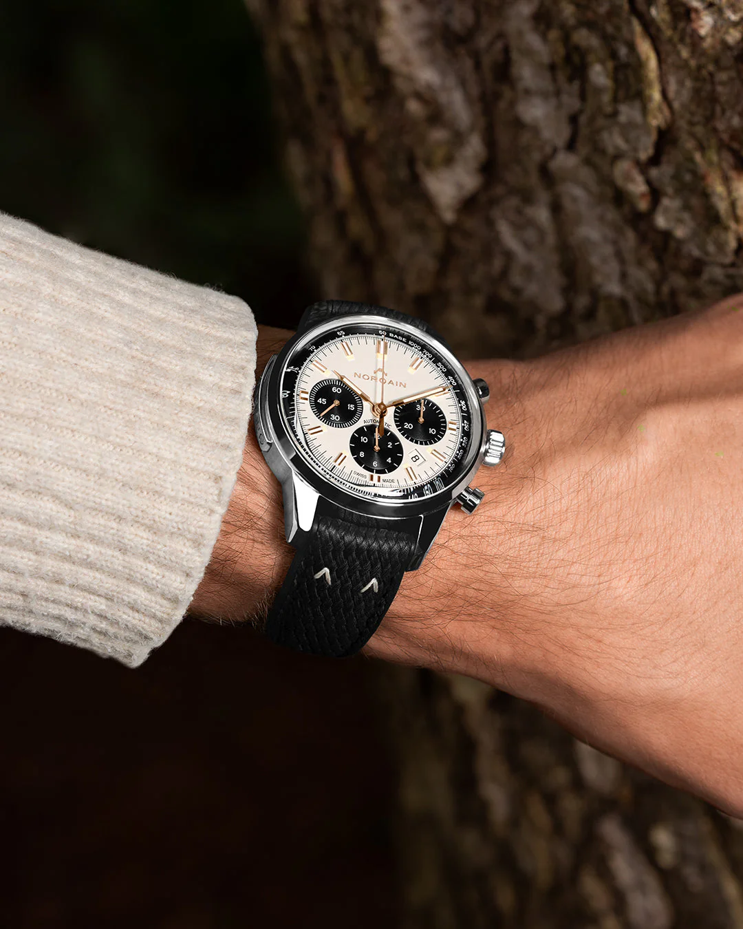 Pre-Order: NORQAIN Freedom 60 Chrono 43mm Off White Limited Edition - Image 8