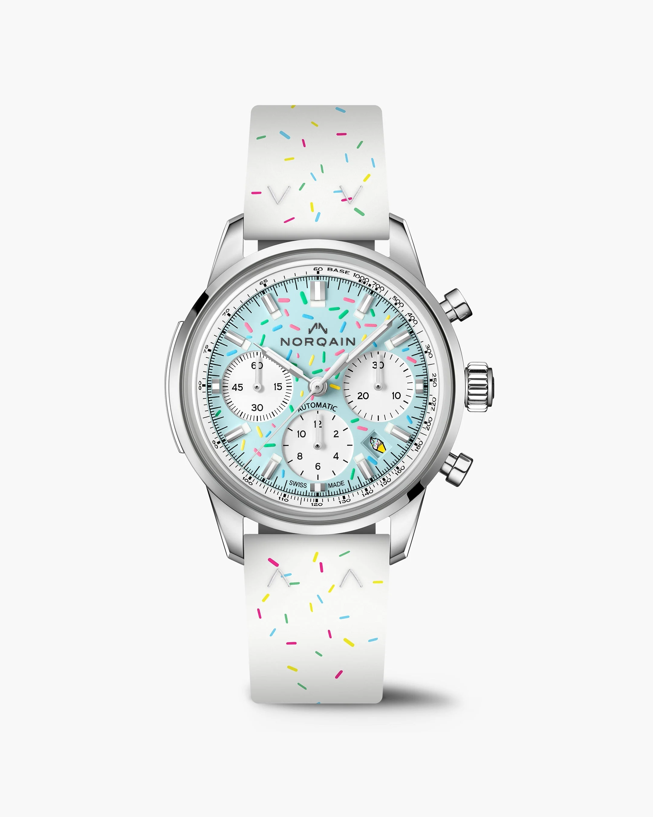 Norqain Freedom Chrono Enjoy Life "Sprinkles" – Blue Raspberry - Image 2