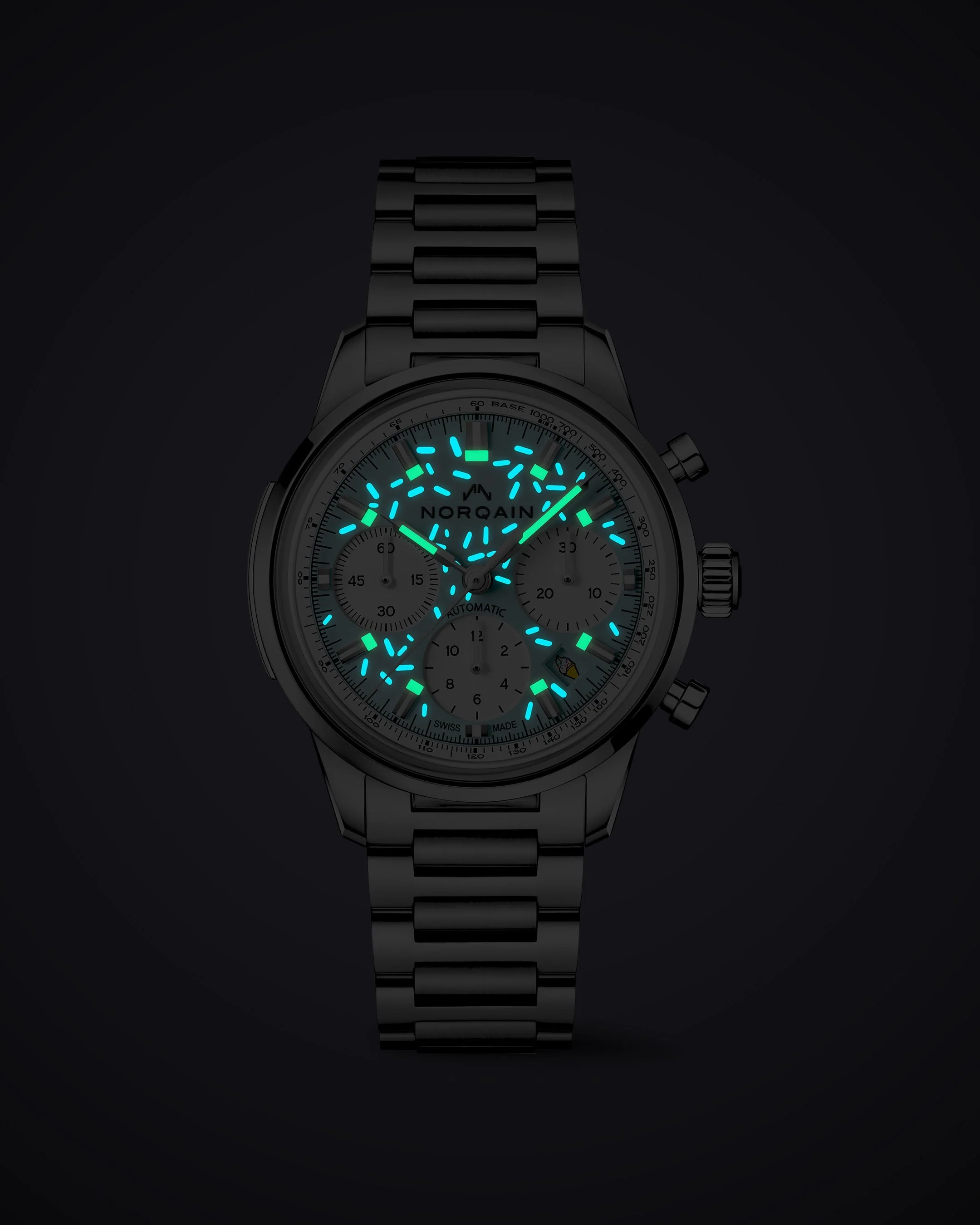 Norqain Freedom Chrono Enjoy Life "Sprinkles" – Blue Raspberry - Image 6