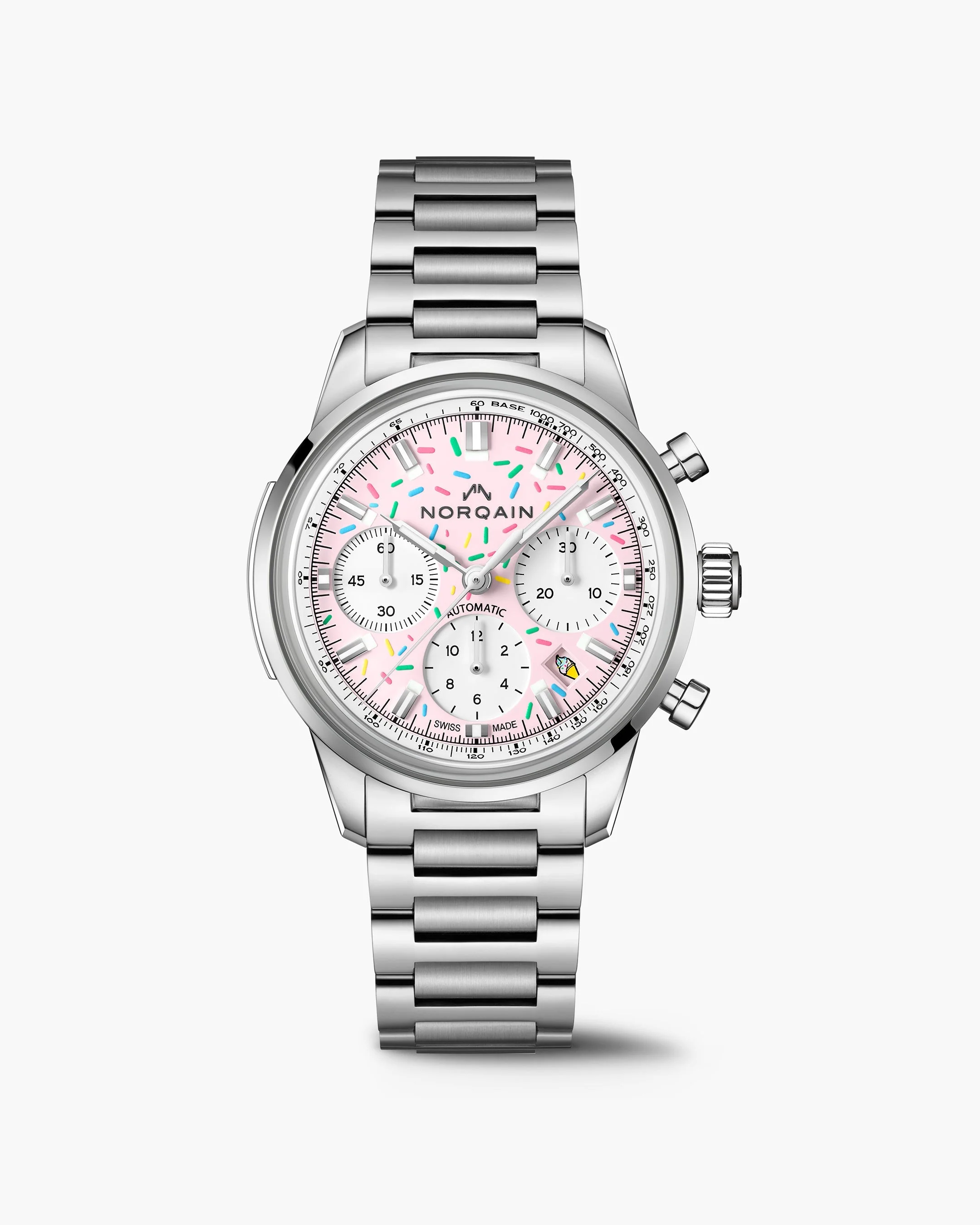Norqain Freedom Chrono Enjoy Life "Sprinkles" – Strawberry